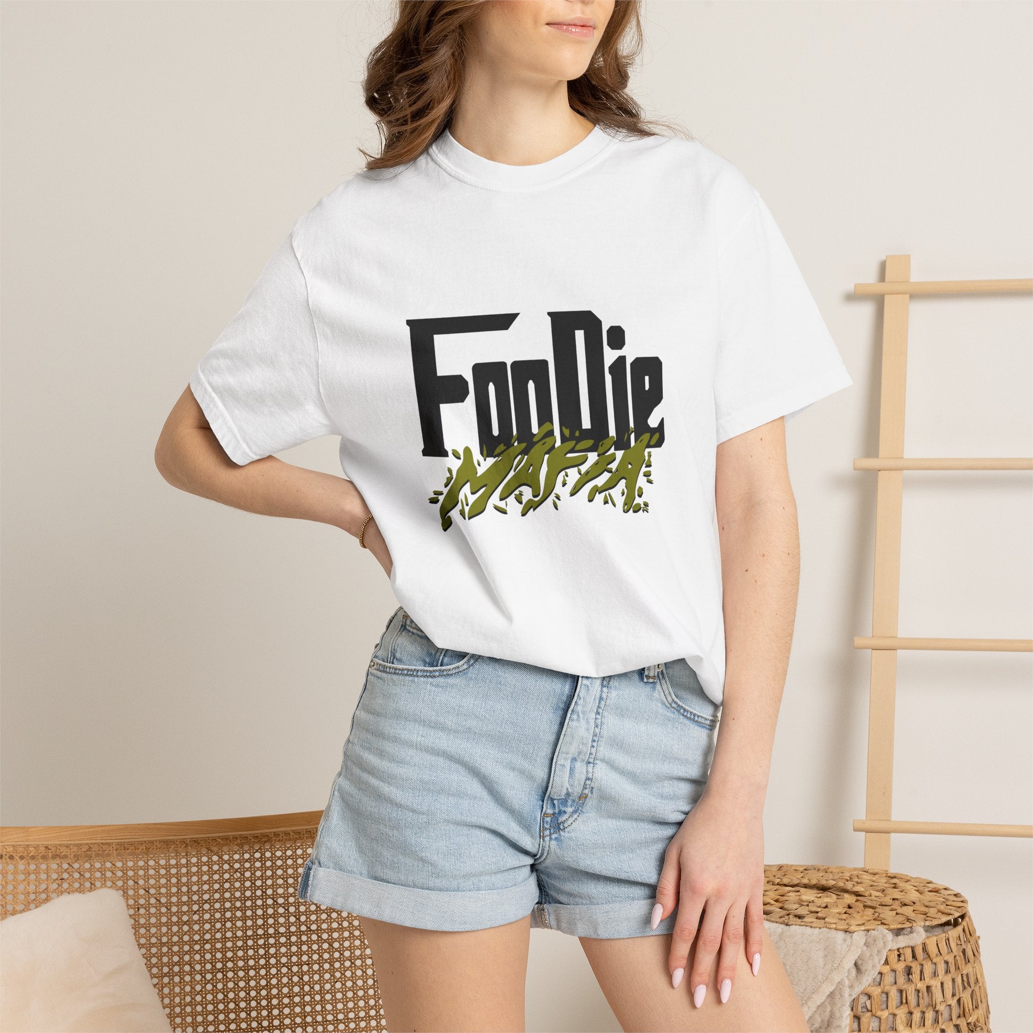 L.O.E.F Foodie Mafia Tee Shirt (Olive Green)