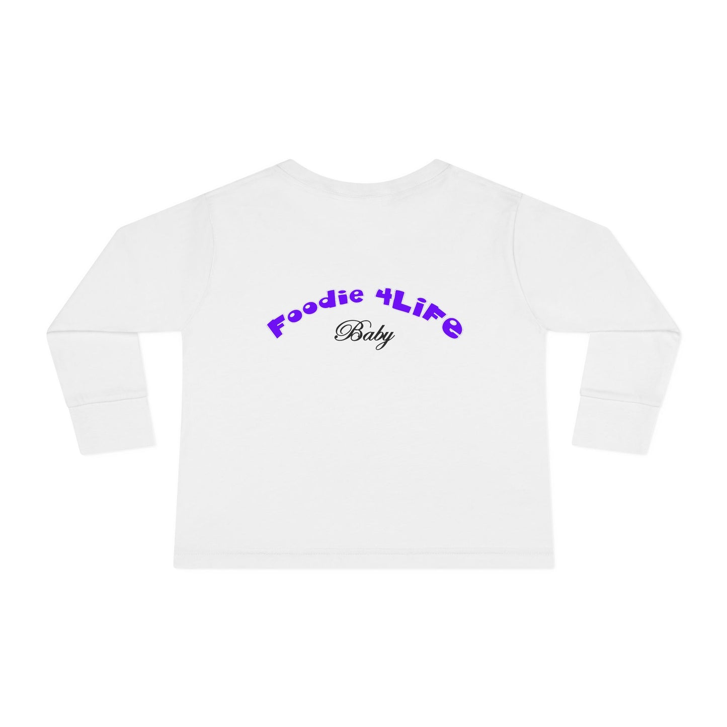 L.O.E.F Foodie 4Life Baby Long Sleeve Tee  (Violet)