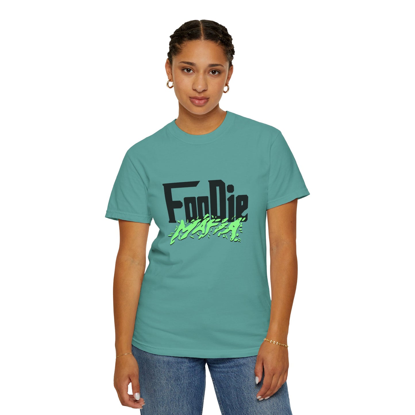 L.O.E.F Foodie Mafia Tee Shirt (Mint Green)