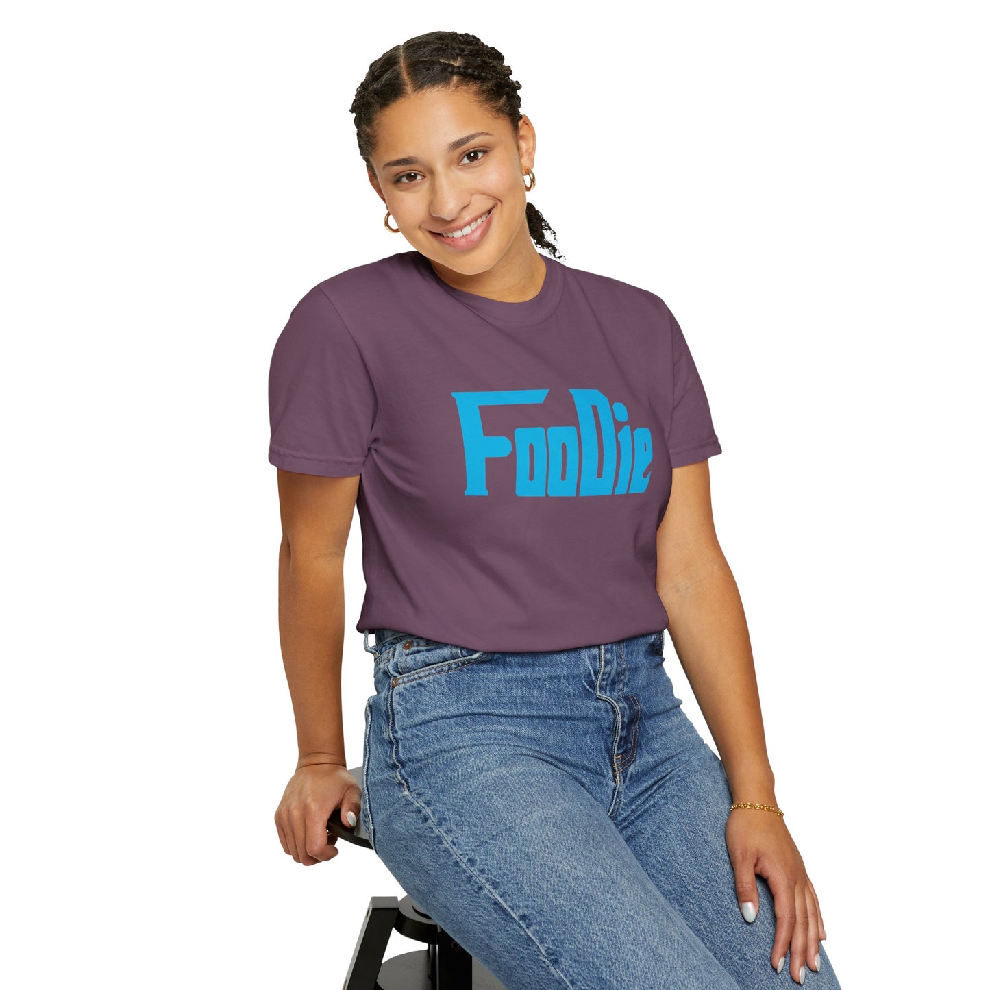 L.O.E.F Foodie Unisex Tee Shirt (Sky Blue)