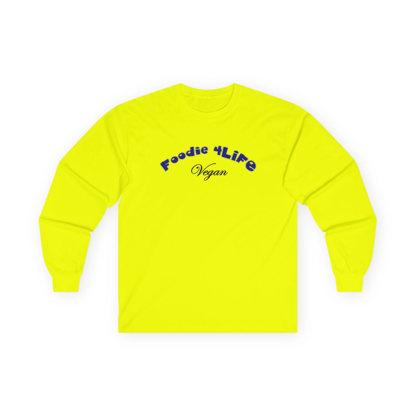 L.O.E.F Foodie 4Life Vegan Long Sleeve Tee (Dark Blue)