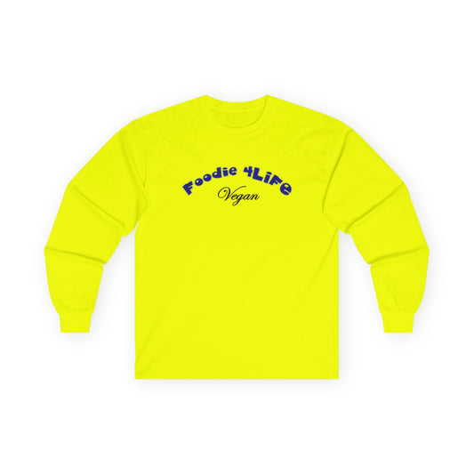 L.O.E.F Foodie 4Life Vegan Long Sleeve Tee (Dark Blue)