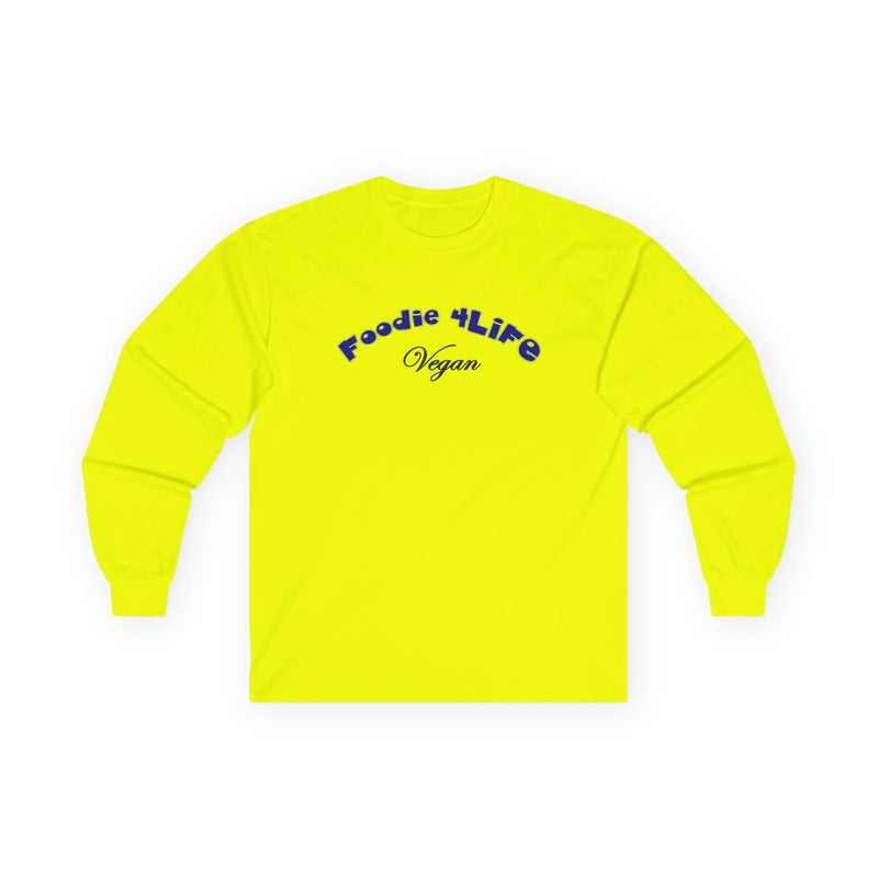 L.O.E.F Foodie 4Life Vegan Long Sleeve Tee (Dark Blue)