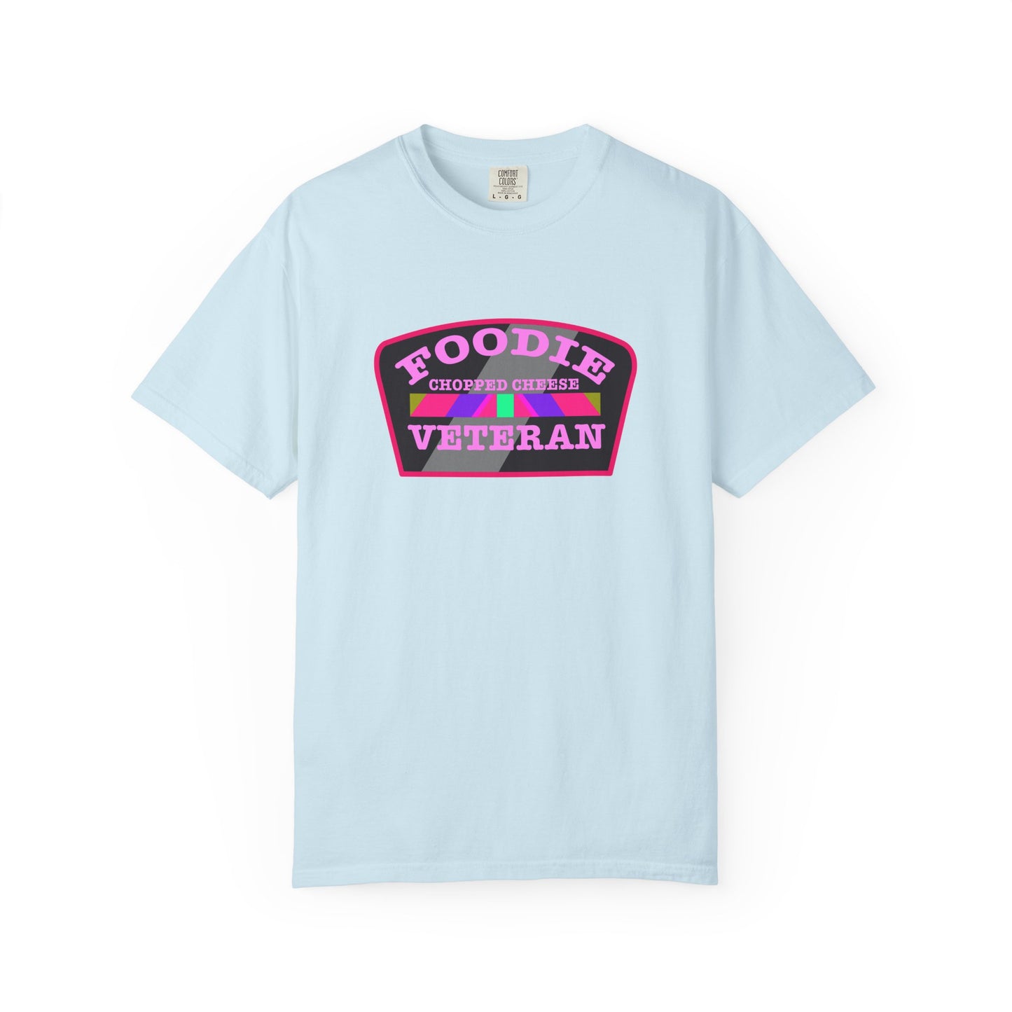 L.O.E.F Foodie Veteran Chopped Cheese Unisex Tee Shirt (Pink)