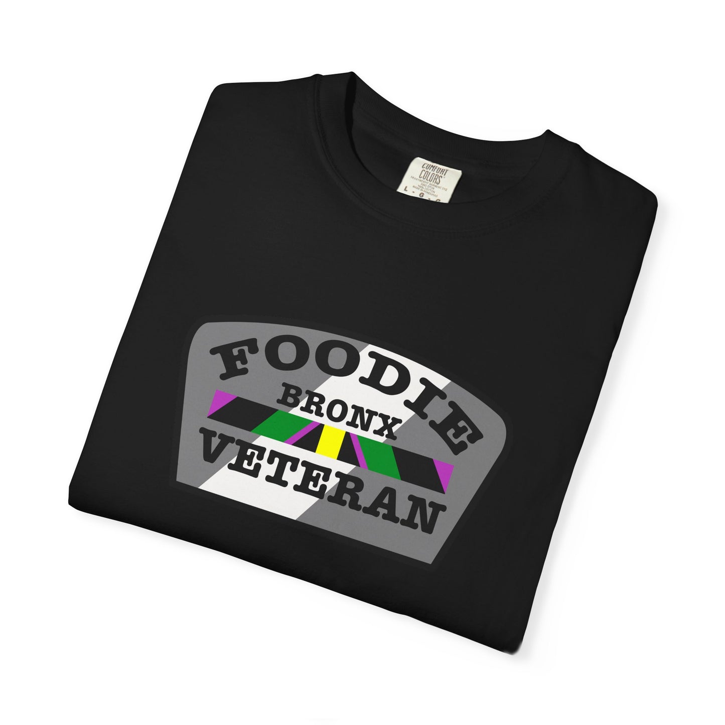 L.O.E.F Foodie Veteran Bronx Unisex Tee Shirt (Gray)