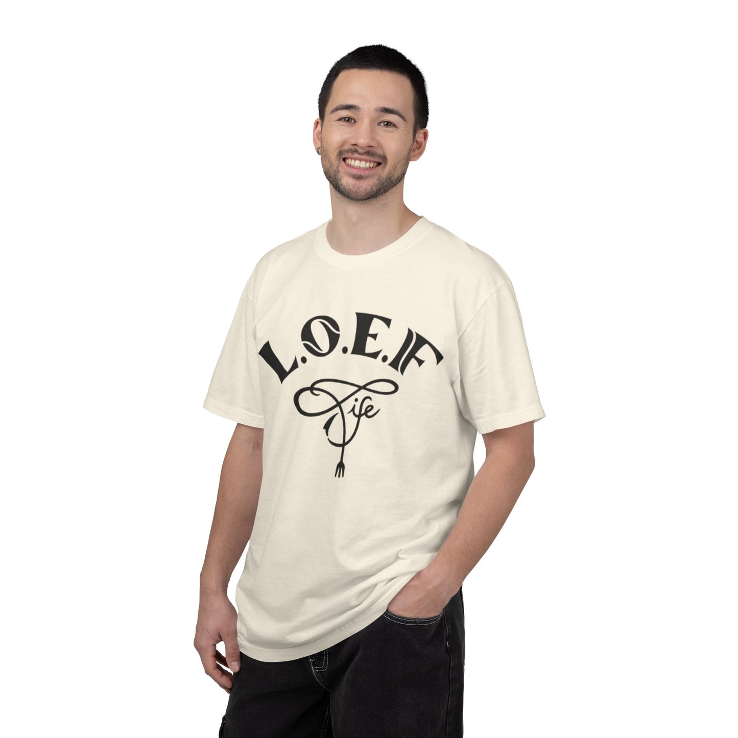 L.O.E.F Life Unisex Tee Shirt (Black)