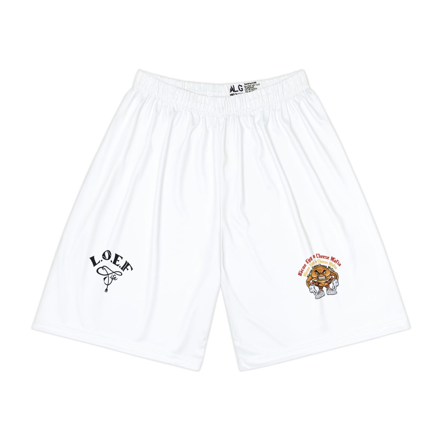 L.O.E.F Bacon Egg n Cheese Mafia Athletic Shorts