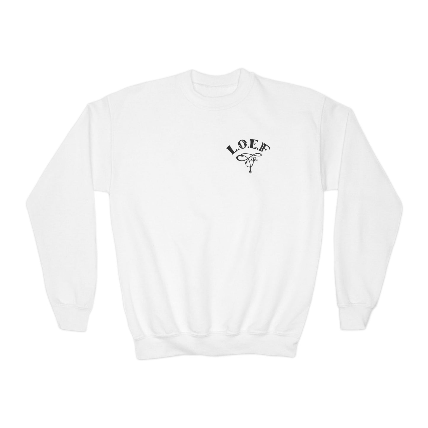 L.O.E.F Foodie 4Life Young Sweatshirt  (Sky Blue)