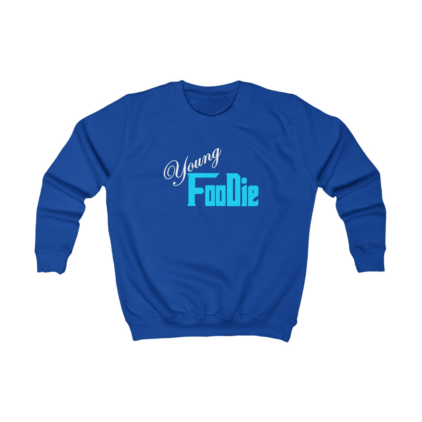 L.O.E.F Young Foodie Kids Sweatshirt (Neon Blue)