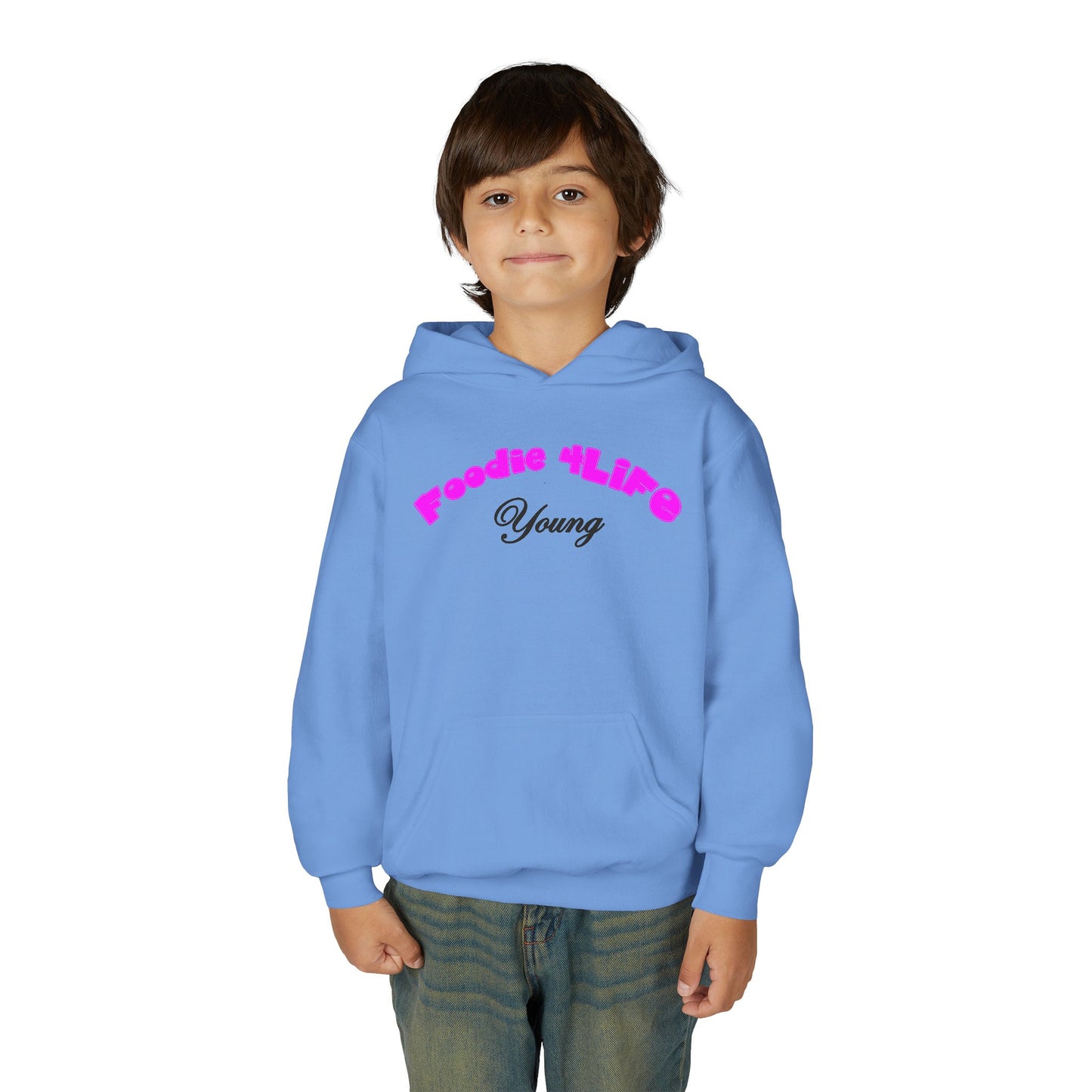 L.O.E.F Foodie 4Life Young Hoodie (Fuchsia)
