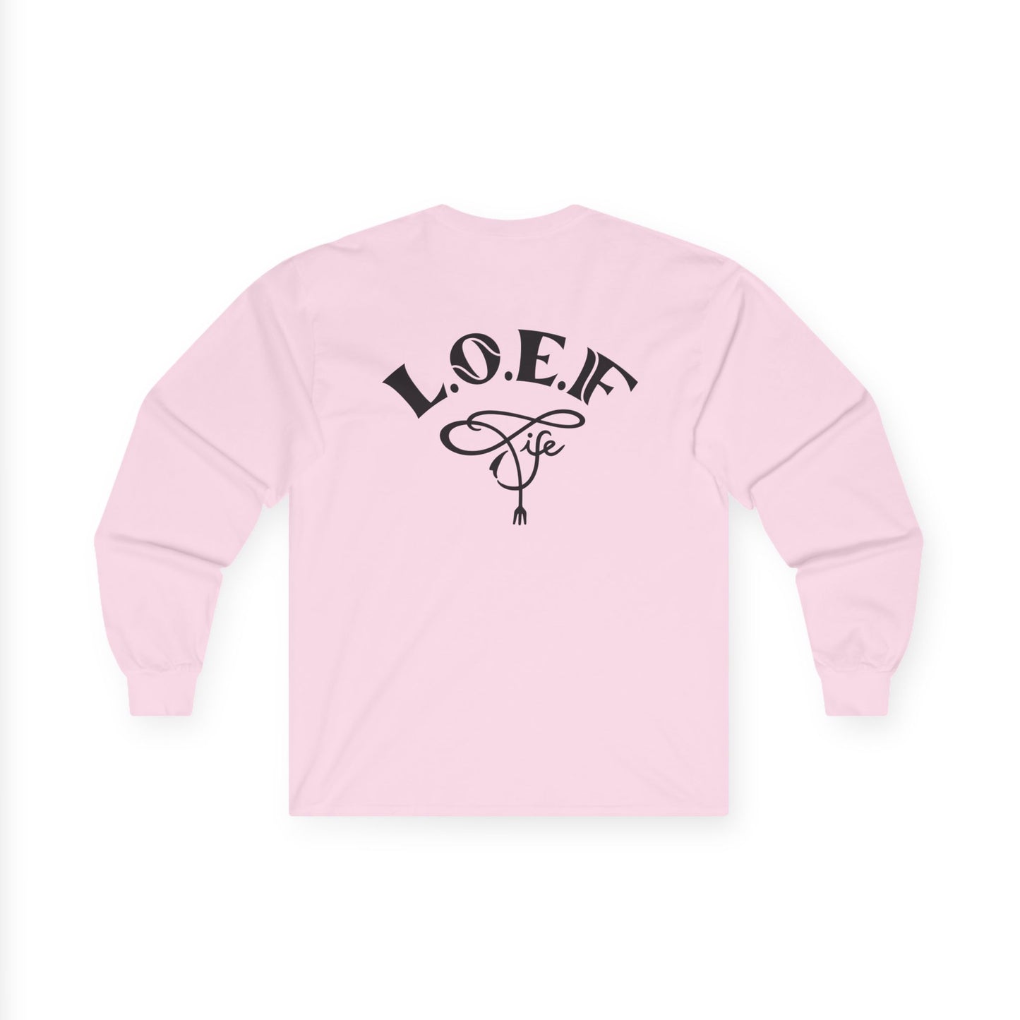 L.O.E.F Foodie 4Life Certified Long Sleeve Tee (Black)