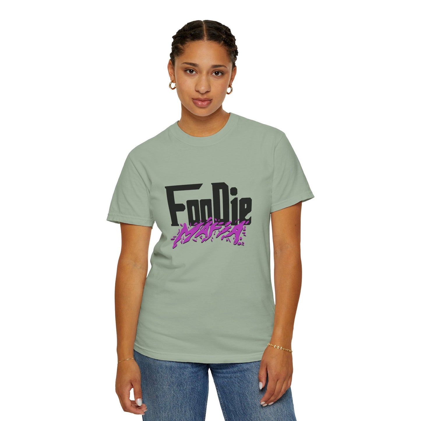 L.O.E.F Foodie Mafia Unisex Tee Shirt (Bright Purple)