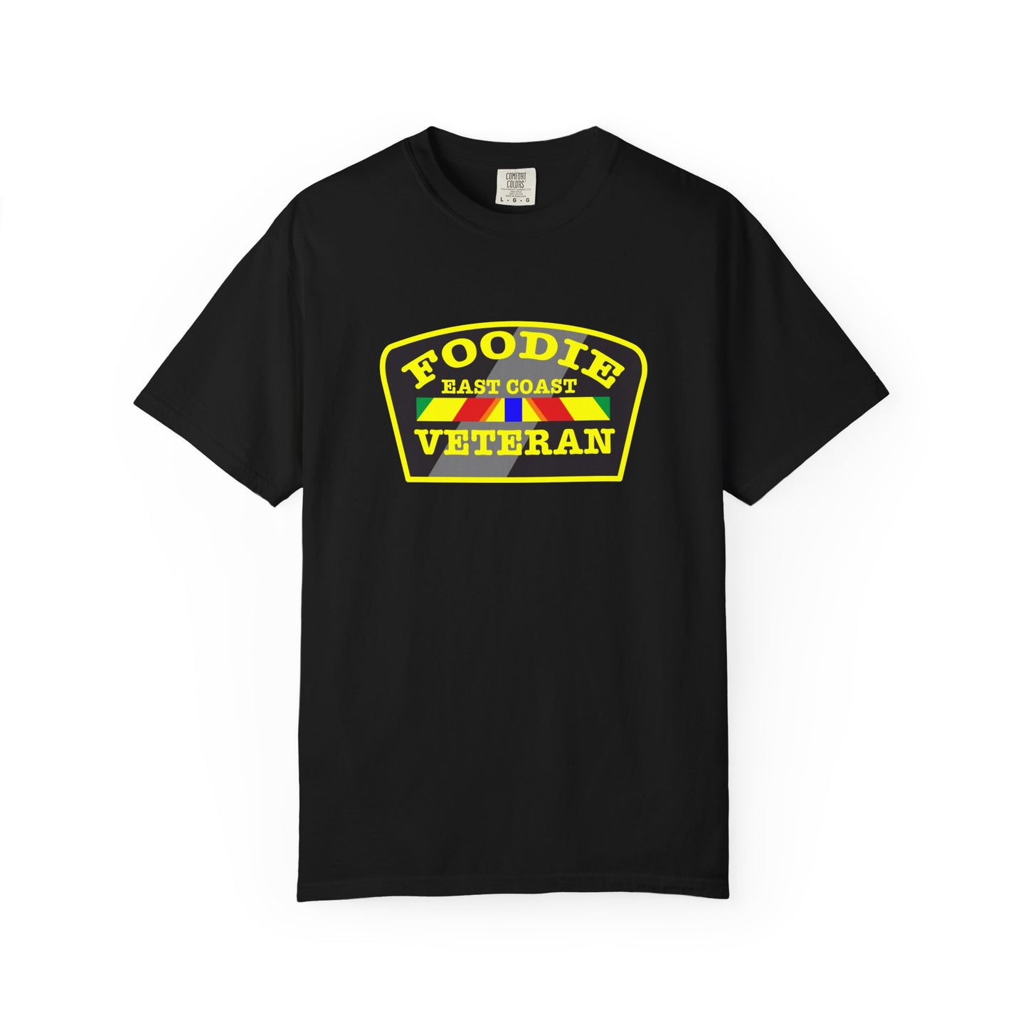 L.O.E.F Foodie Veteran EAST COAST Unisex Tee Shirt (Yellow)