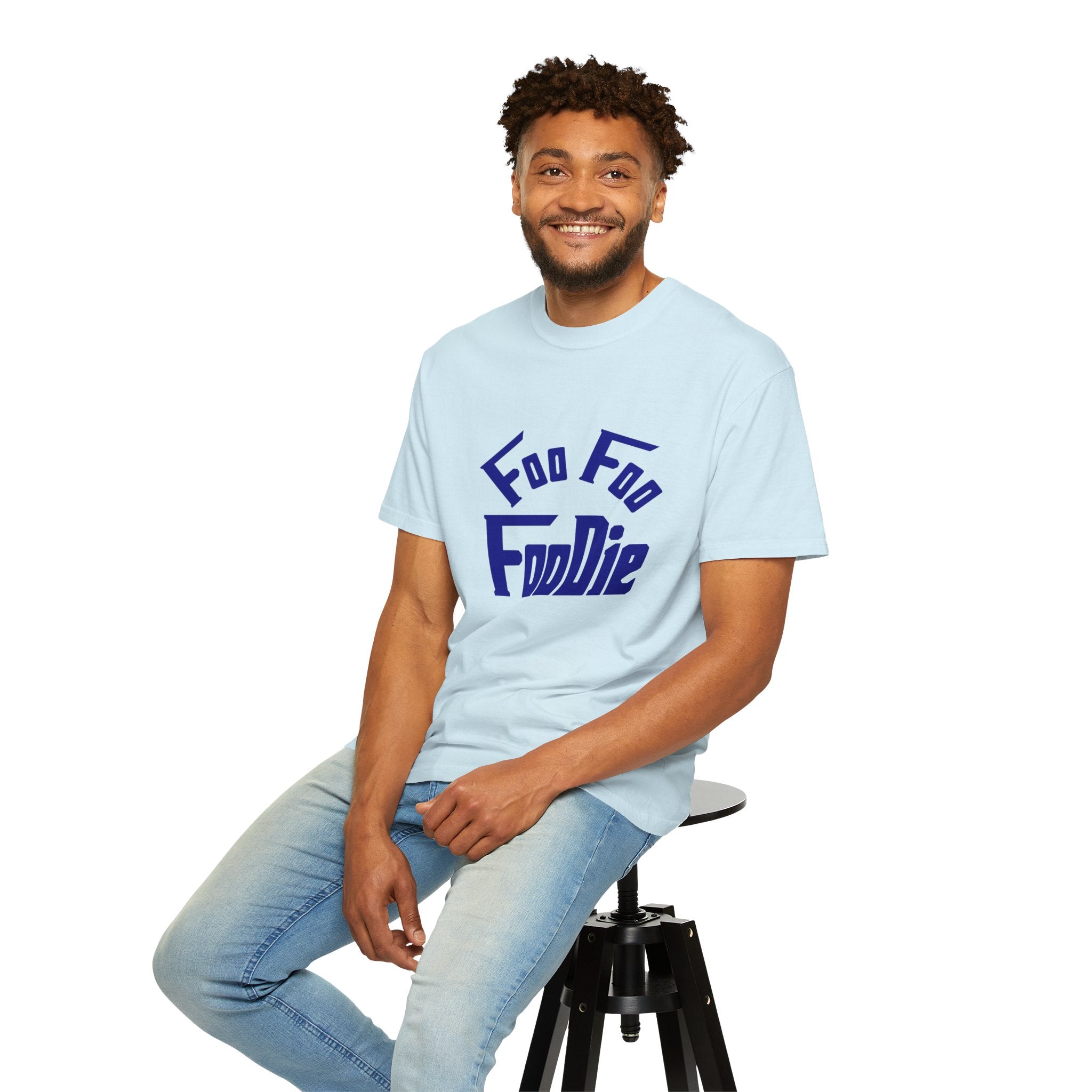 L.O.E.F FOO FOO FOODIE Unisex Tee shirt(Dark Blue)