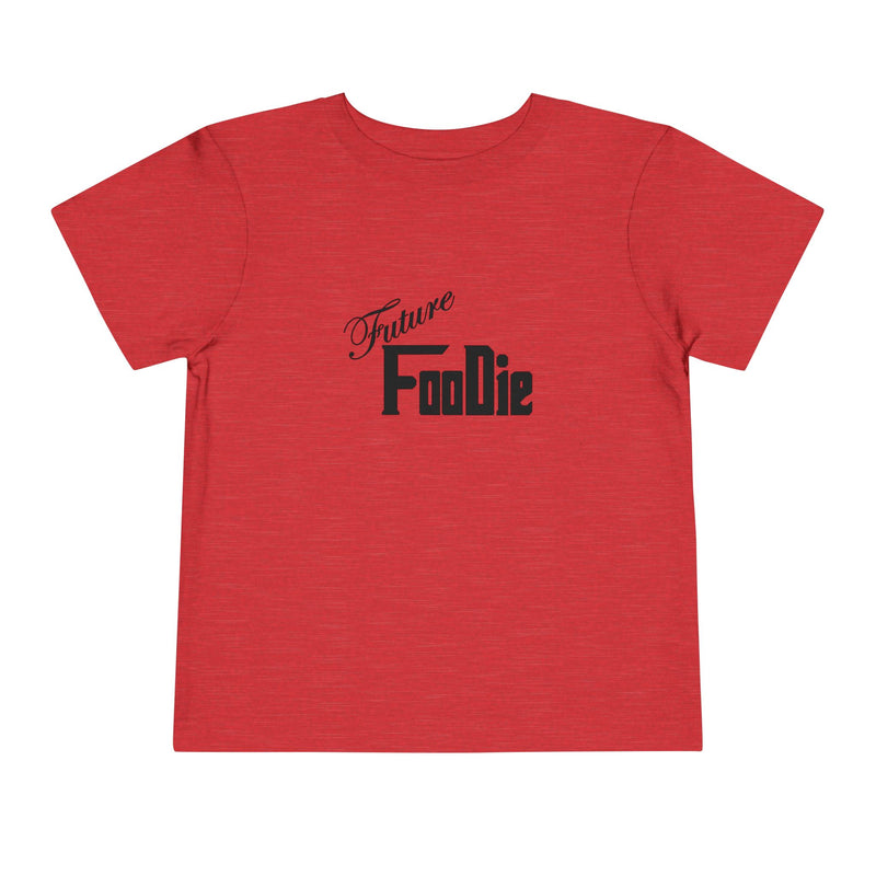 L.O.E.F Future Foodie Toddler Short Sleeve Tee Shirt (Black)