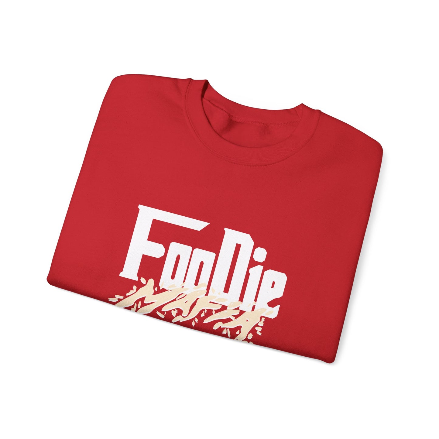 L.O.E.F White Foodie Mafia Unisex Sweatshirt (Cream)