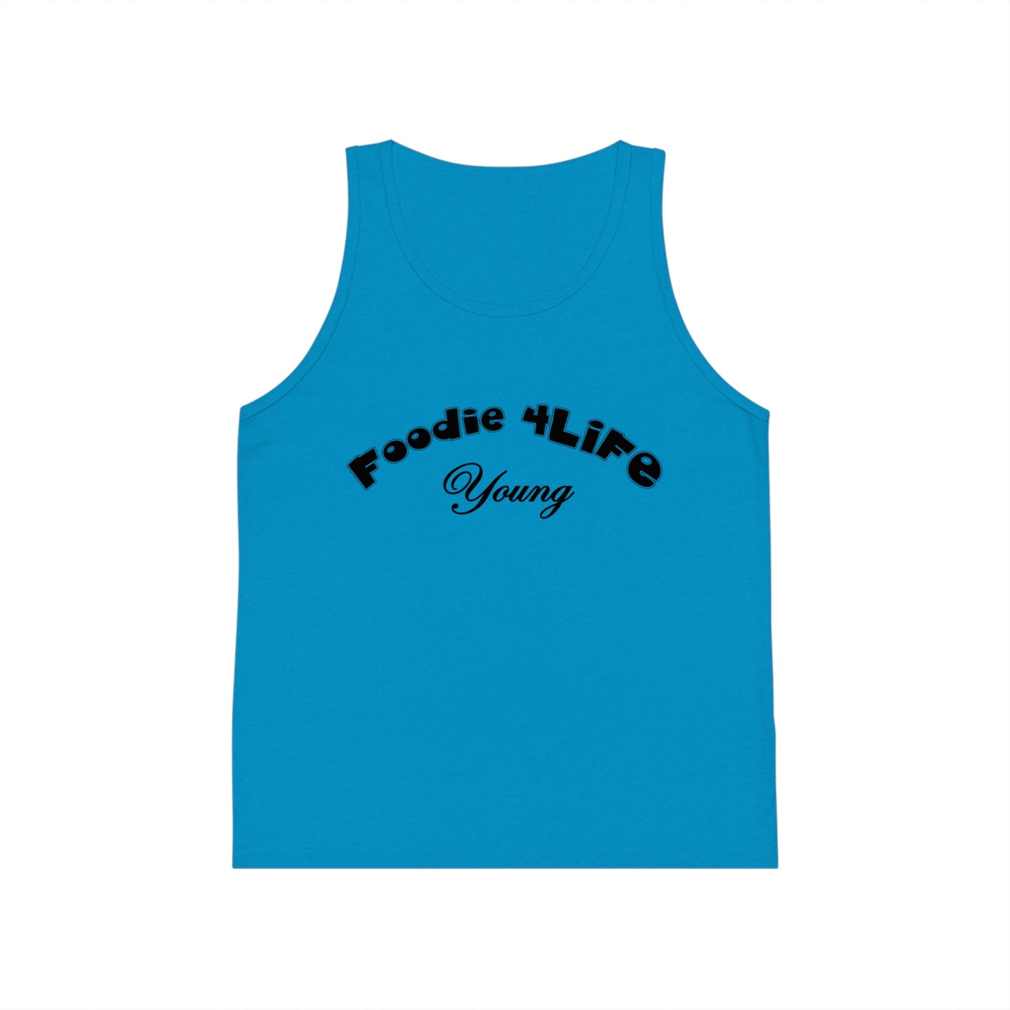 L.O.E.F Foodie 4Life Young Kid's Tank Top (Black)