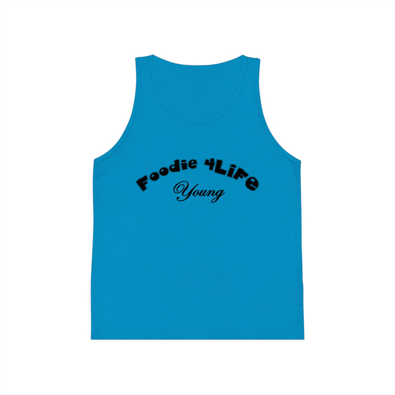 L.O.E.F Foodie 4Life Young Kid's Tank Top (Black)