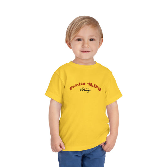 L.O.E.F Foodie 4Life Baby Tee Shirt  (Rust)