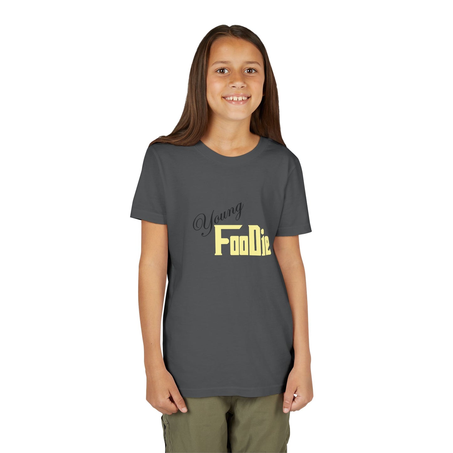 L.O.E.F White Young Foodie Kids Short Sleeve Tee