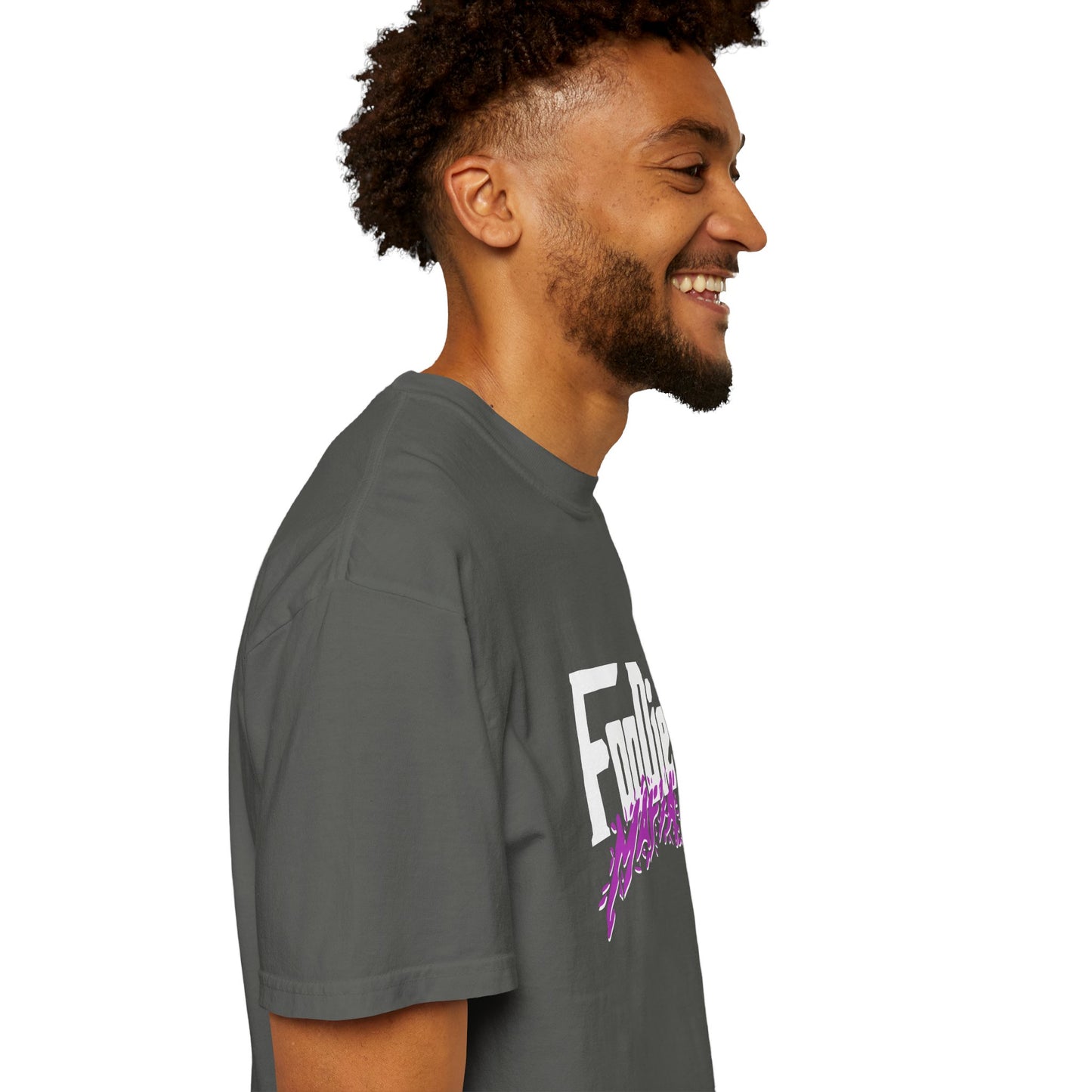 L.O.E.F White Foodie Mafia Tee Shirt (Purple)