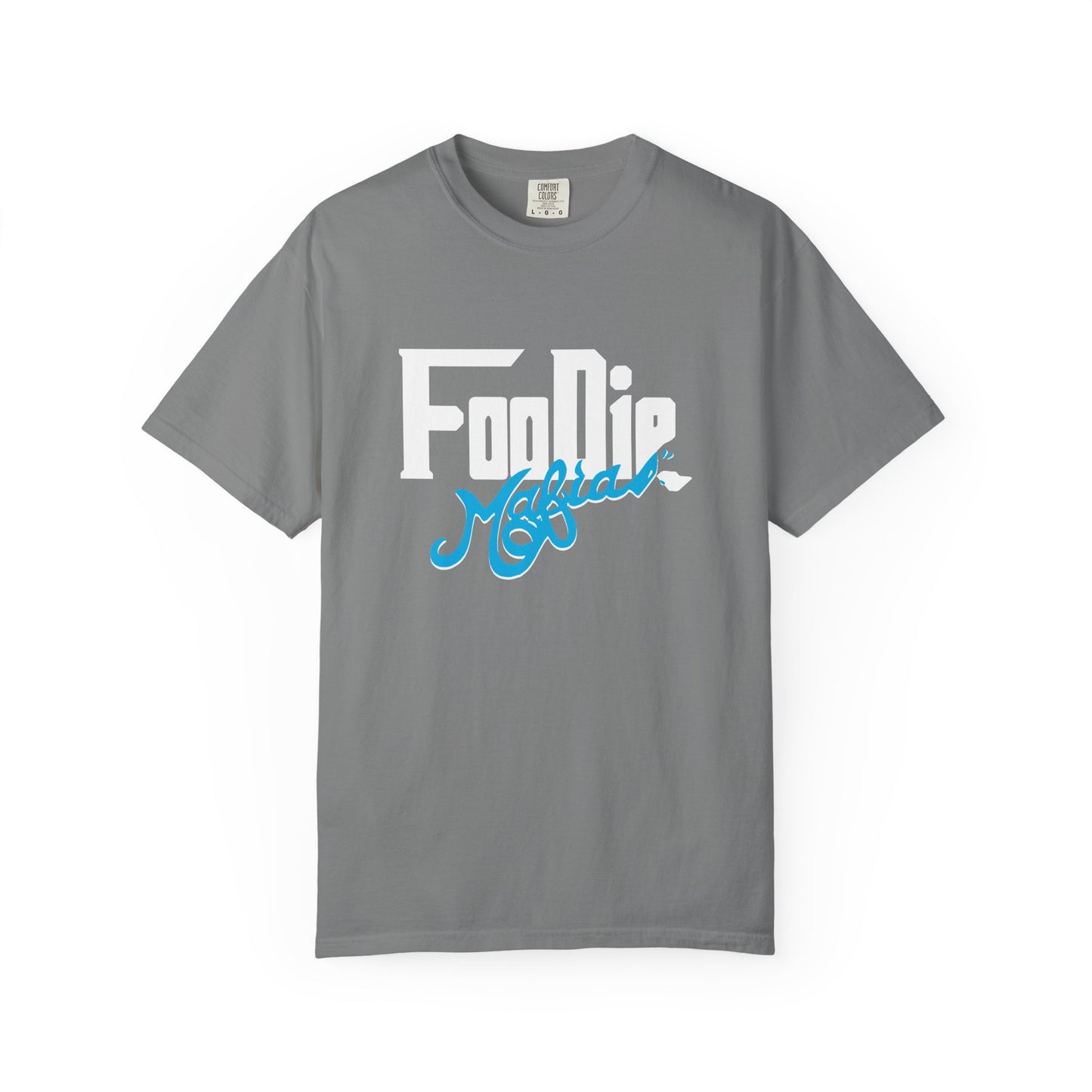 L.O.E.F White Foodie Mafia Unisex Tee Shirt  (Apricot)
