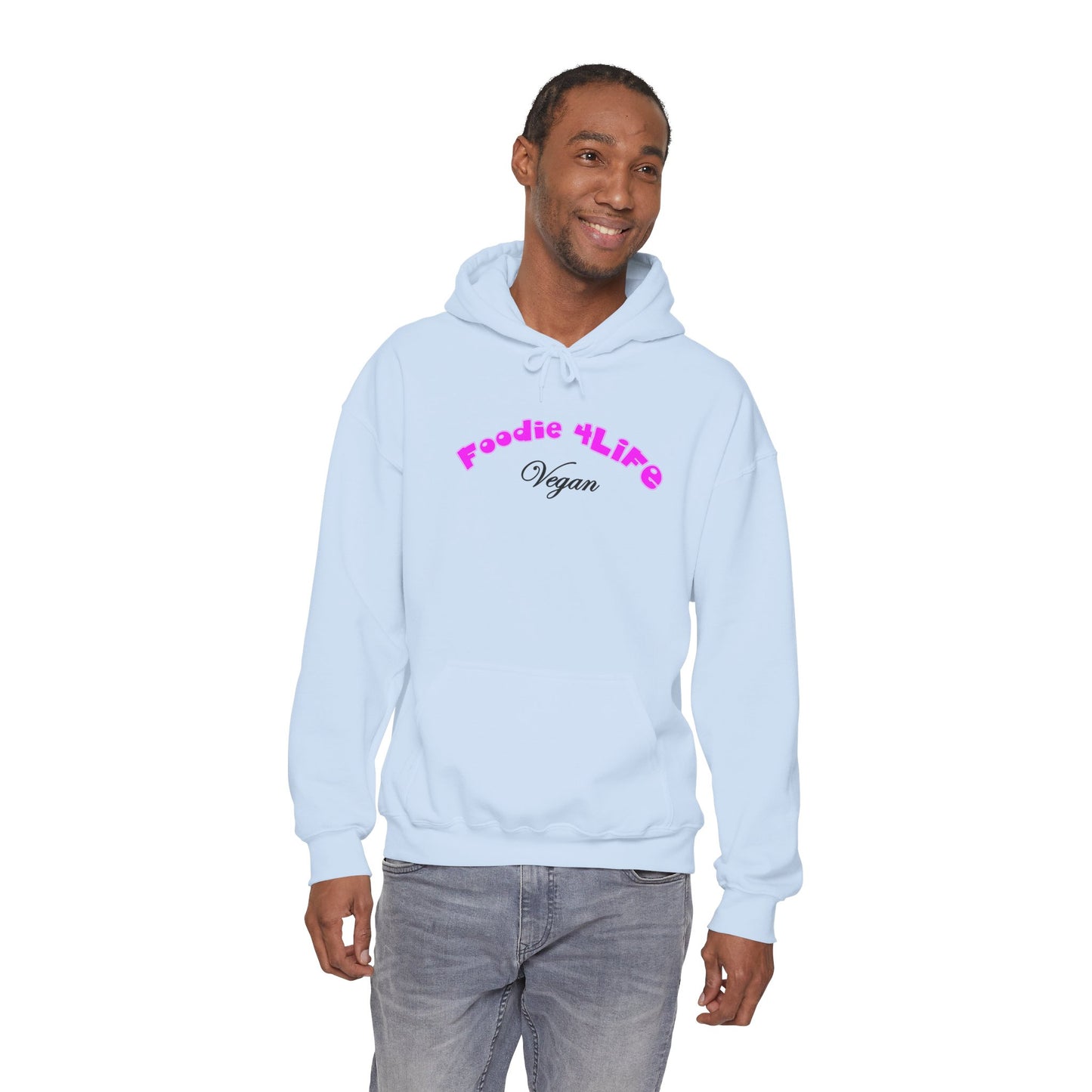 L.O.E.F Foodie 4Life Vegan Hoodie (Fuchsia)