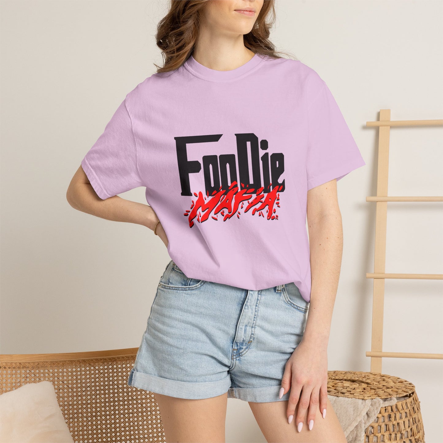 L.O.E.F Foodie Mafia Unisex Tee Shirt (Red)