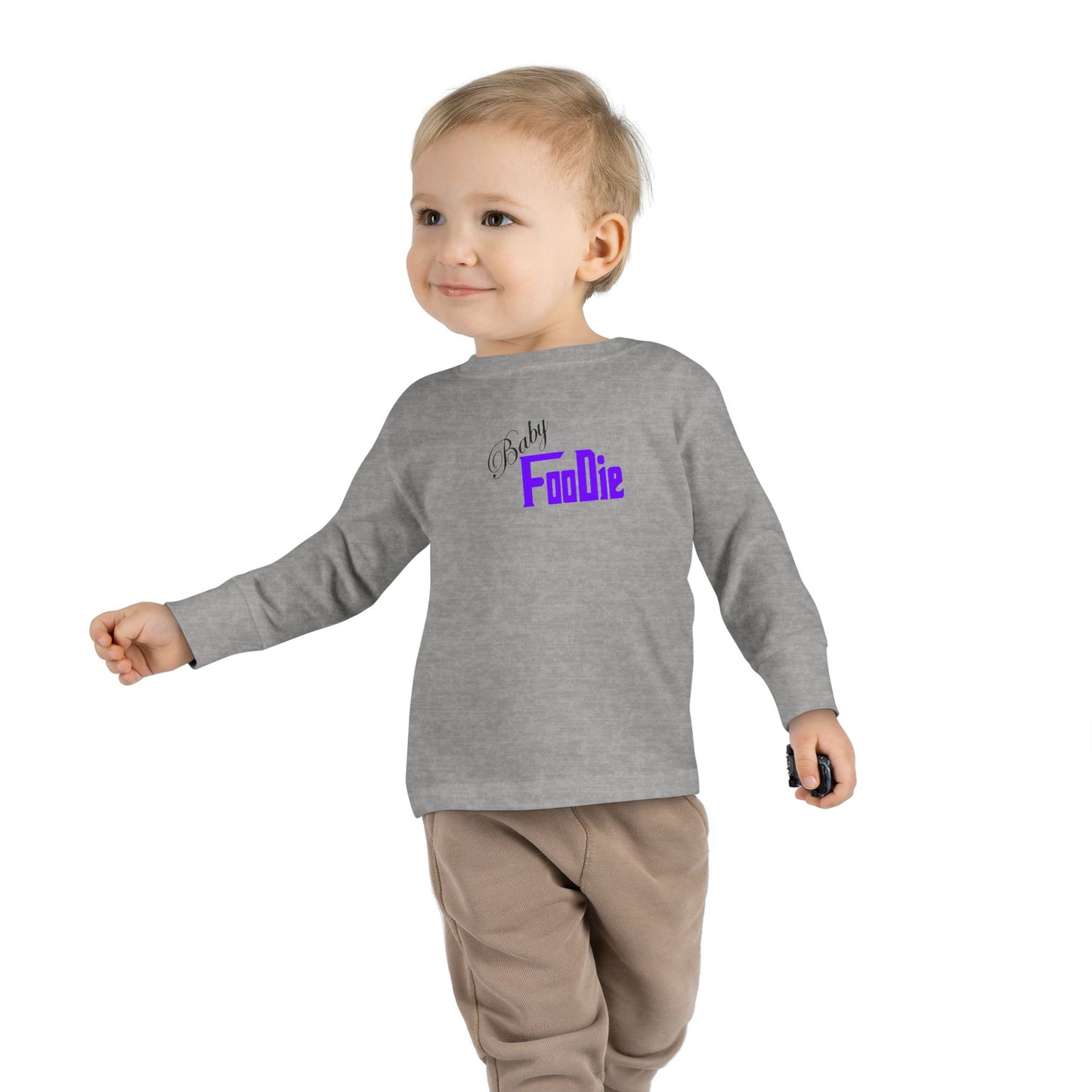 L.O.E.F Future Foodie Toddler Long Sleeve Tee (Violet)