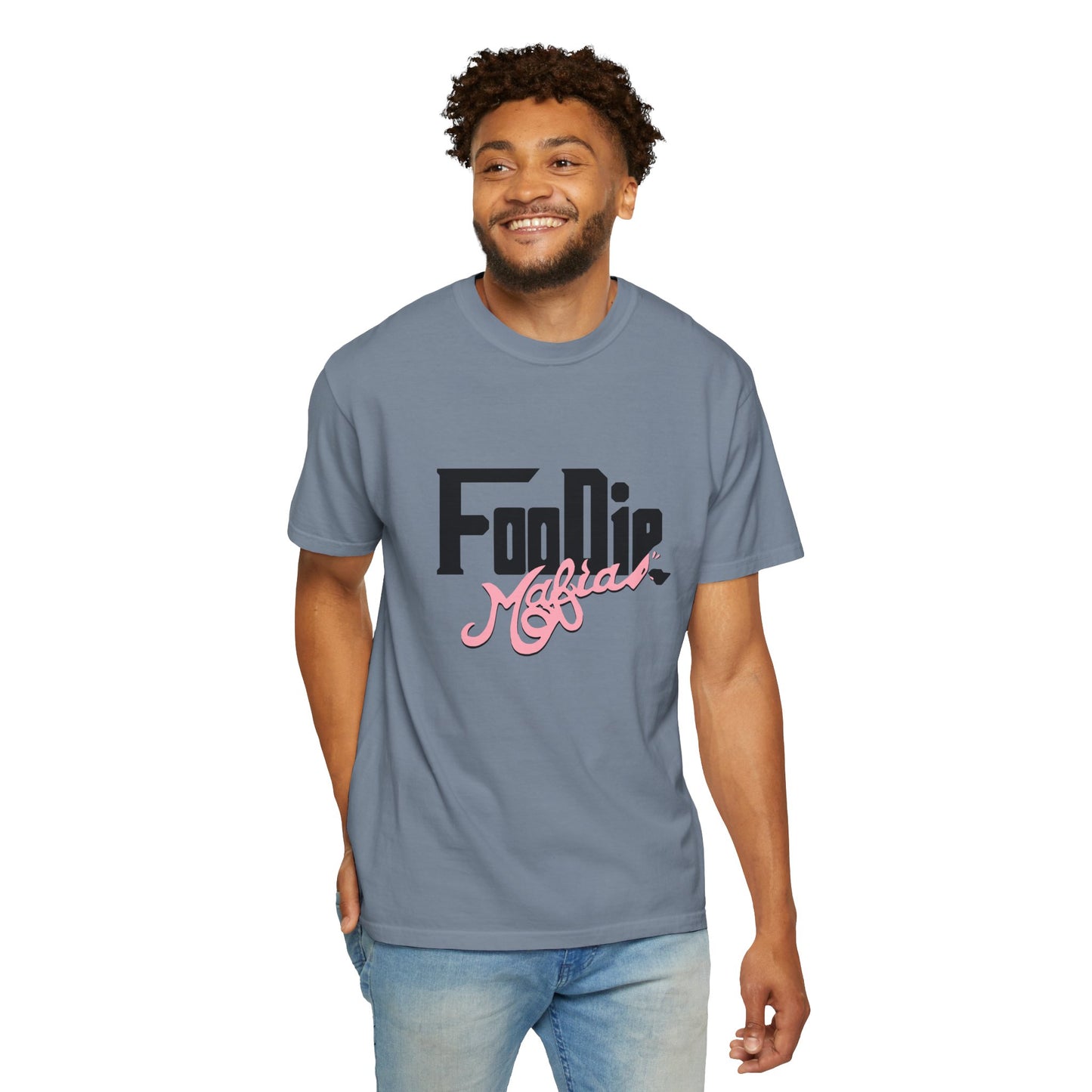 L.O.E.F Foodie Mafia Unisex Tee shirt (Soft Pink)