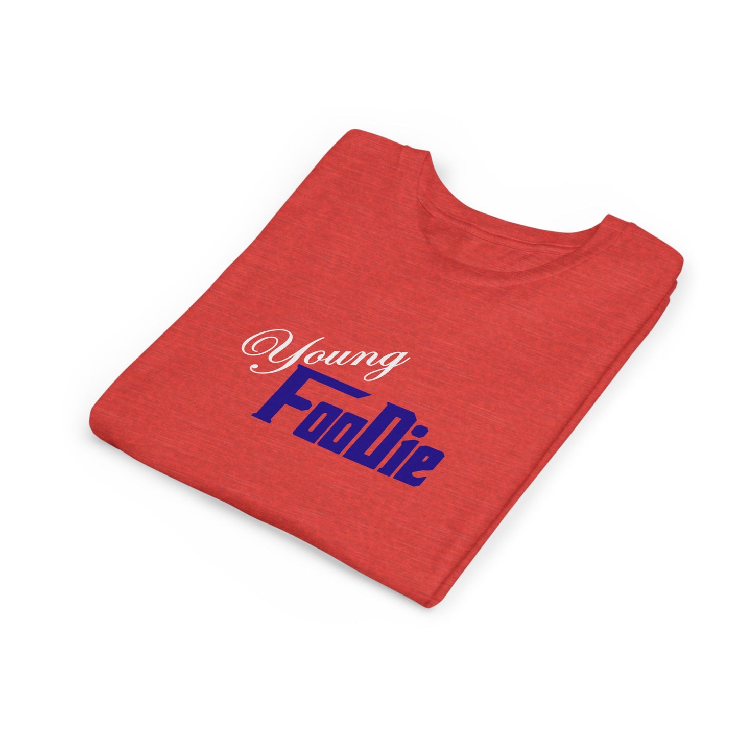 L.O.E.F White Young Foodie Kids Short Sleeve Tee (Dark Blue)