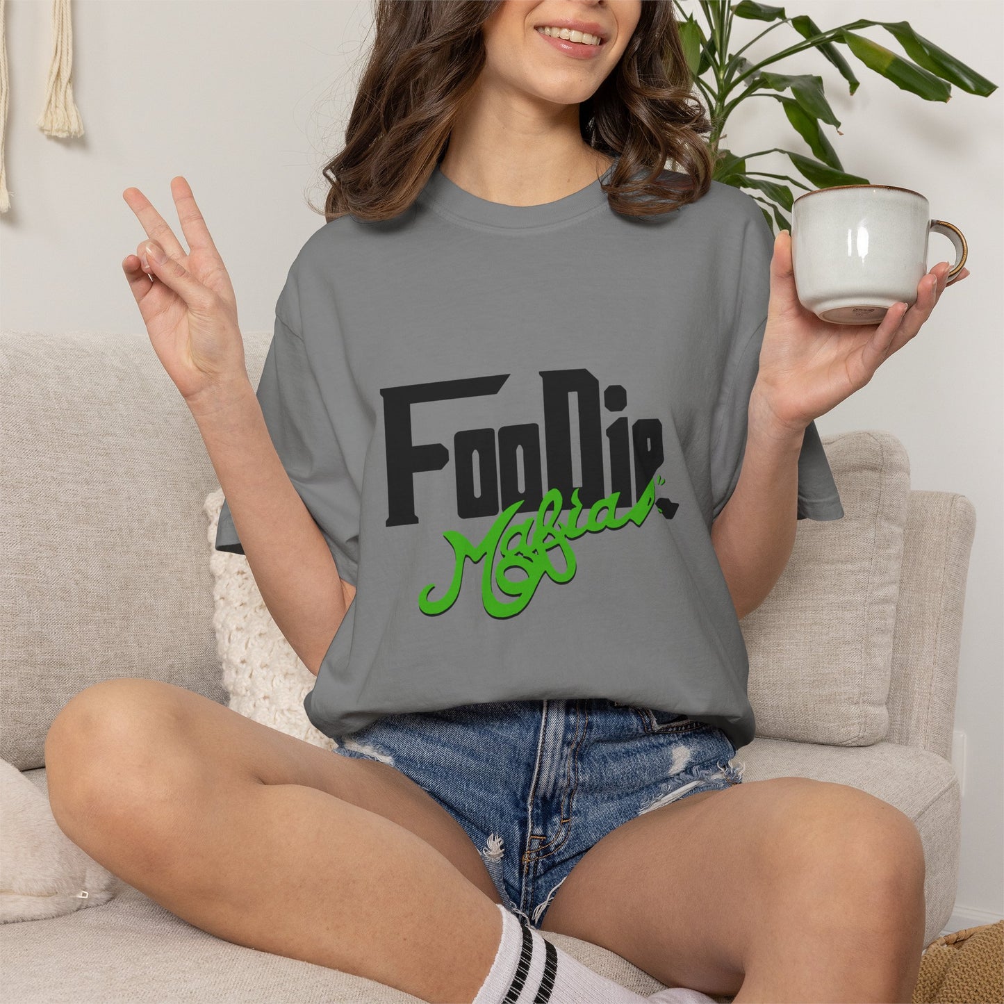L.O.E.F Foodie Mafia Unisex Tee shirt (Kelly Green)
