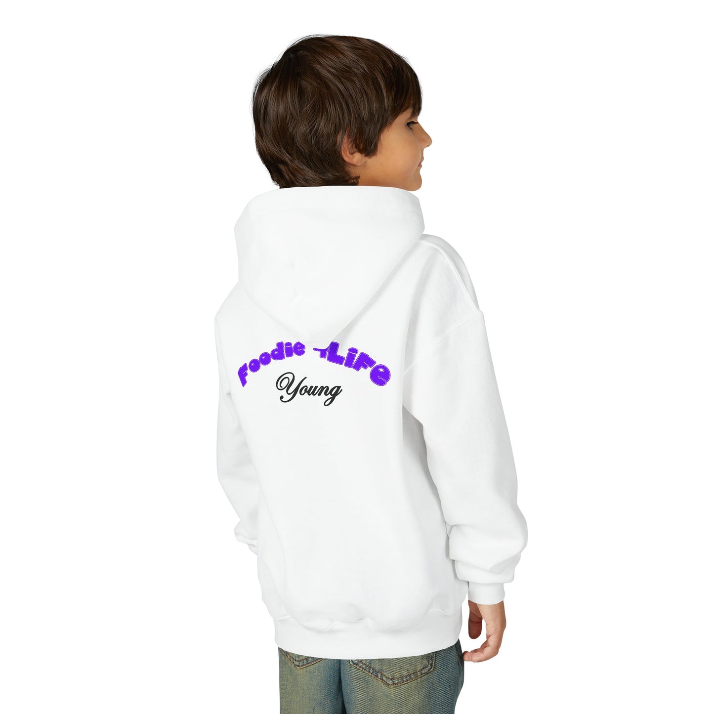 L.O.E.F Foodie 4Life Young Hoodie (Violet)