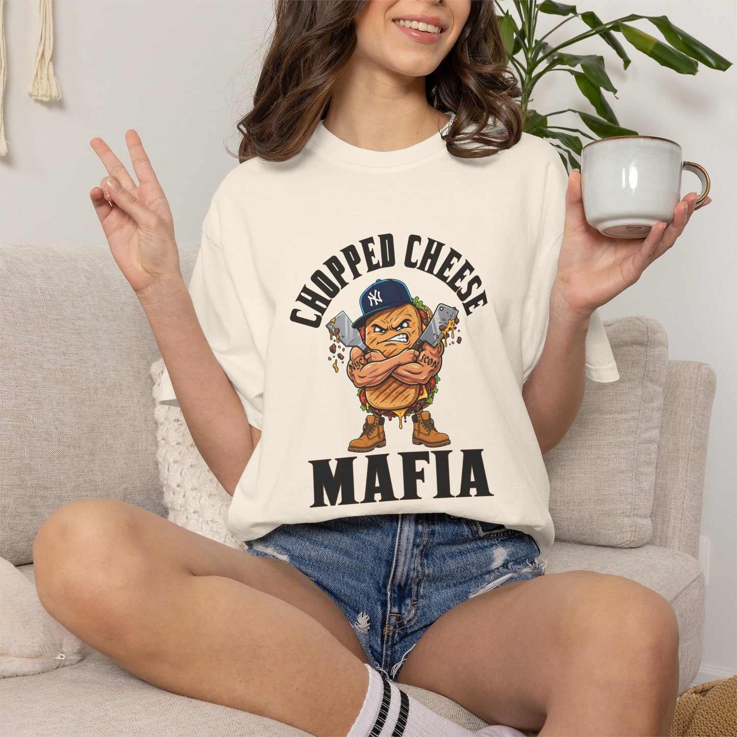 L.O.E.F Mafia Chopped Cheese Unisex Tee Shirt