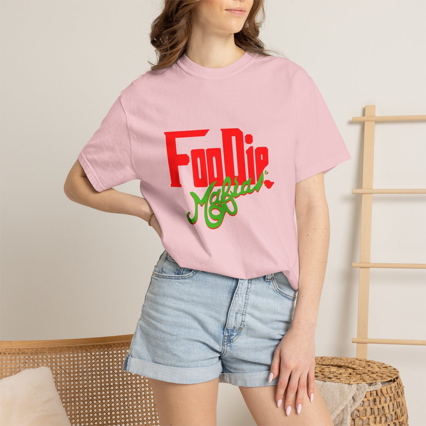 L.O.E.F Red Foodie Mafia Unisex Tee Shirt (Kelly Green)