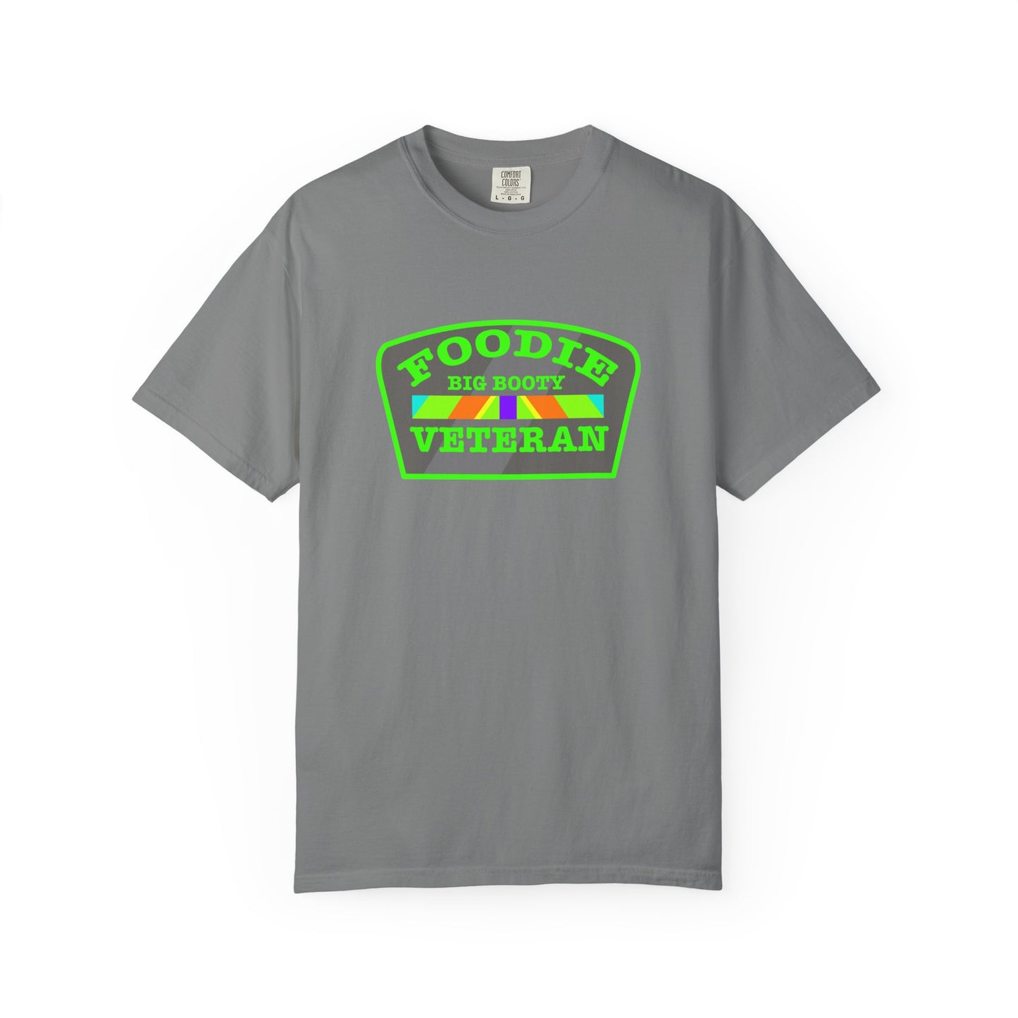 L.O.E.F Foodie Veteran BIG BOOTY Unisex Tee Shirt (Green)