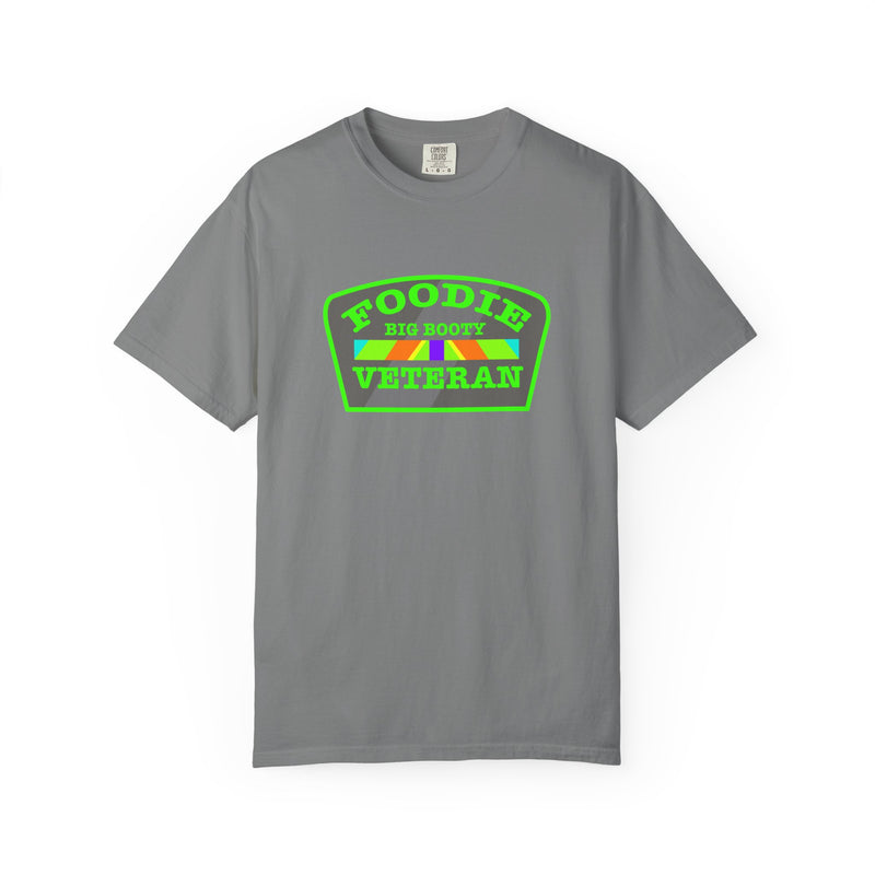L.O.E.F Foodie Veteran BIG BOOTY Unisex Tee Shirt (Green)