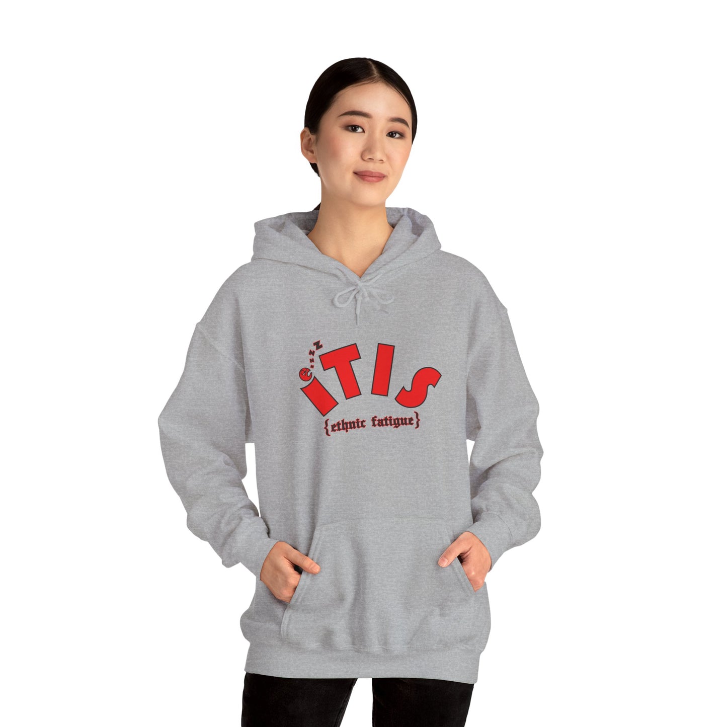 L.O.E.F ITIS Unisex Hooded Sweatshirt (Red)