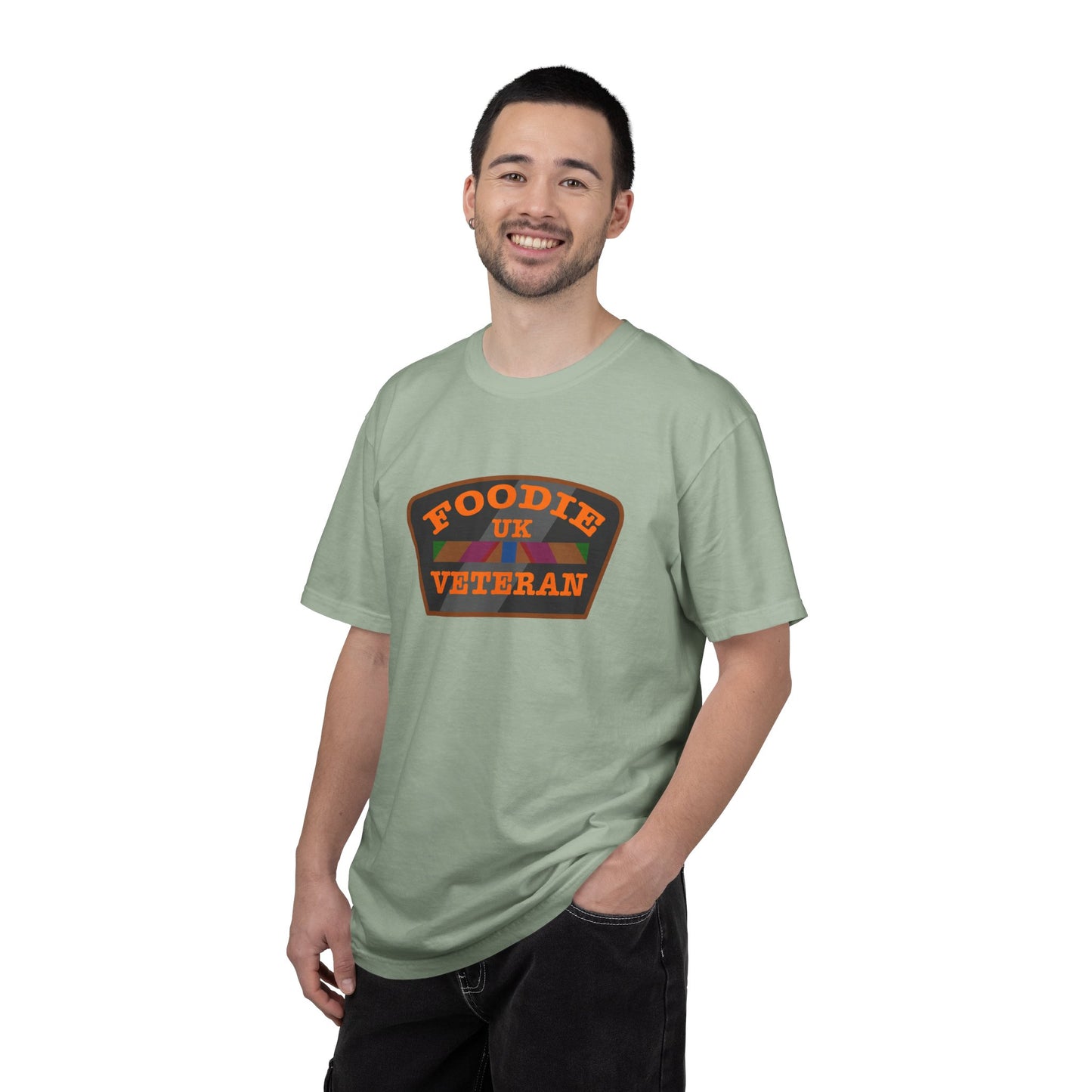 L.O.E.F Foodie Veteran UK Unisex Tee Shirt (Orange)