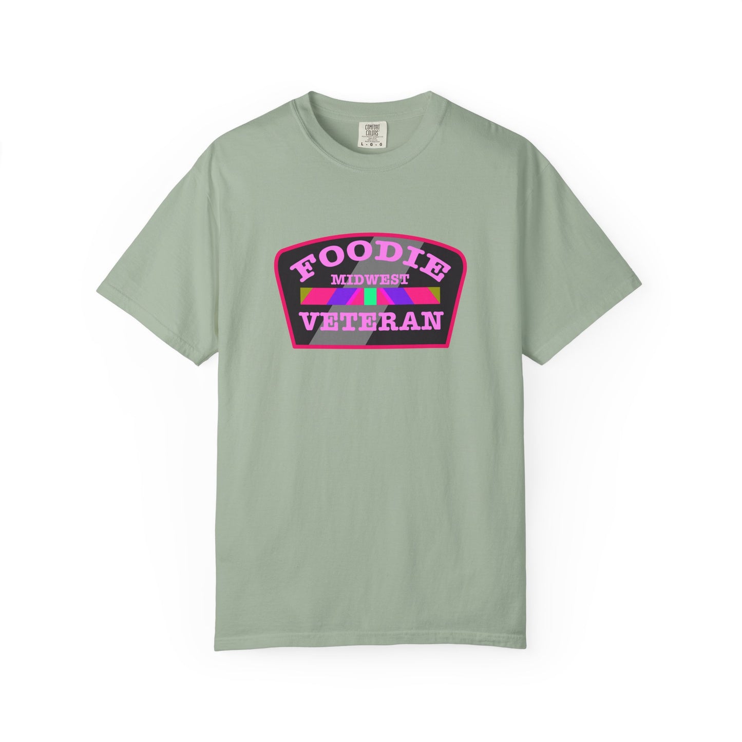 L.O.E.F Foodie Veteran MIDWEST Unisex Tee Shirt (Pink)