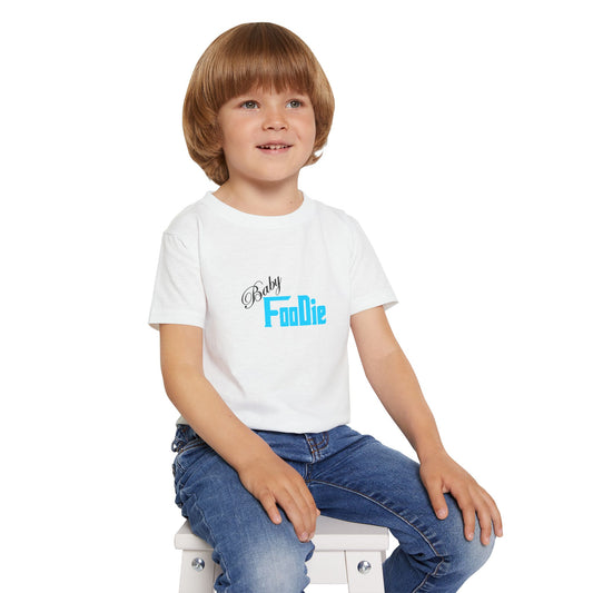 L.O.E.F Baby Foodie Toodler Tee Shirt (Neon Blue)