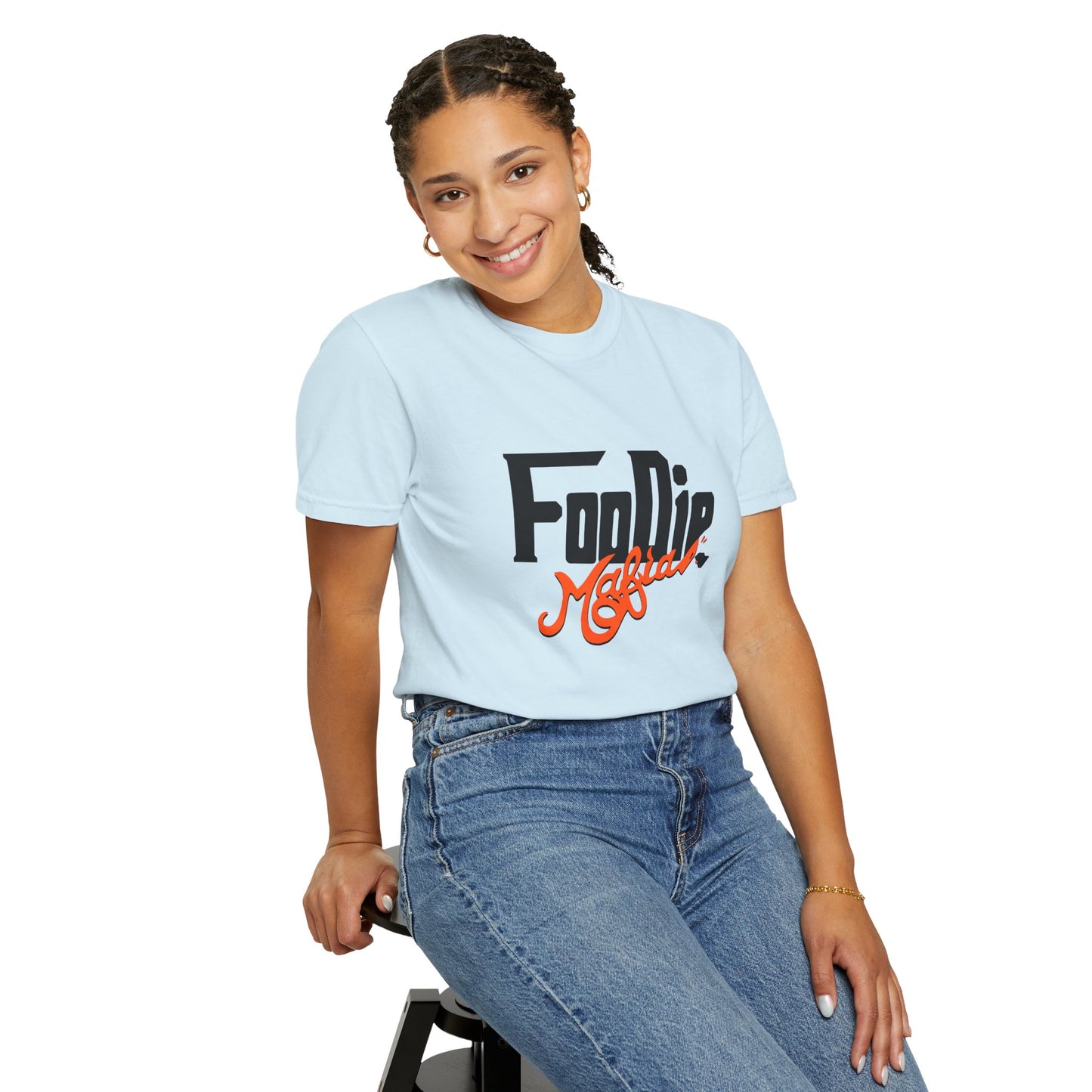 L.O.E.F Foodie Mafia Unisex Tee Shirt (Flat Red)