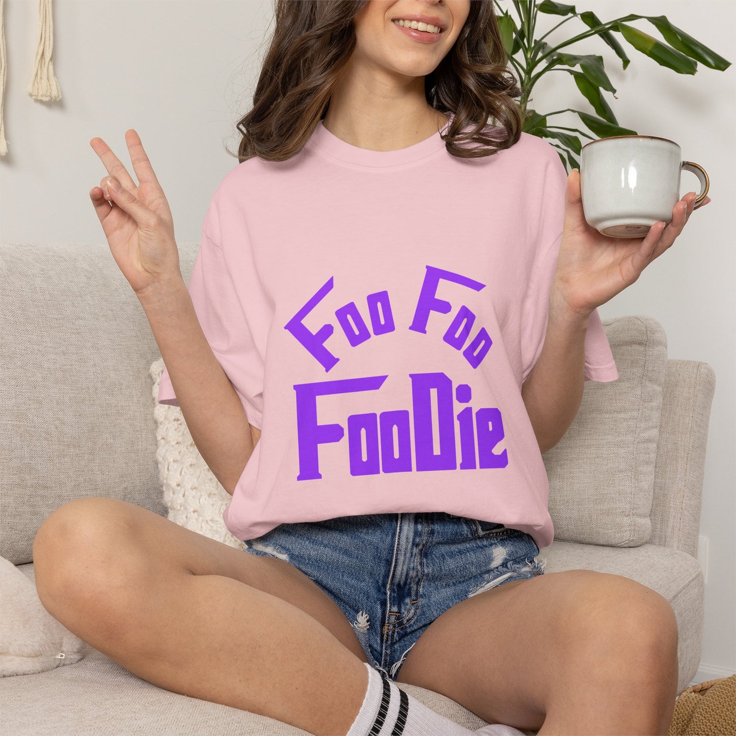 L.O.E.F Foo Foo Foodie T-Shirt (Purple)