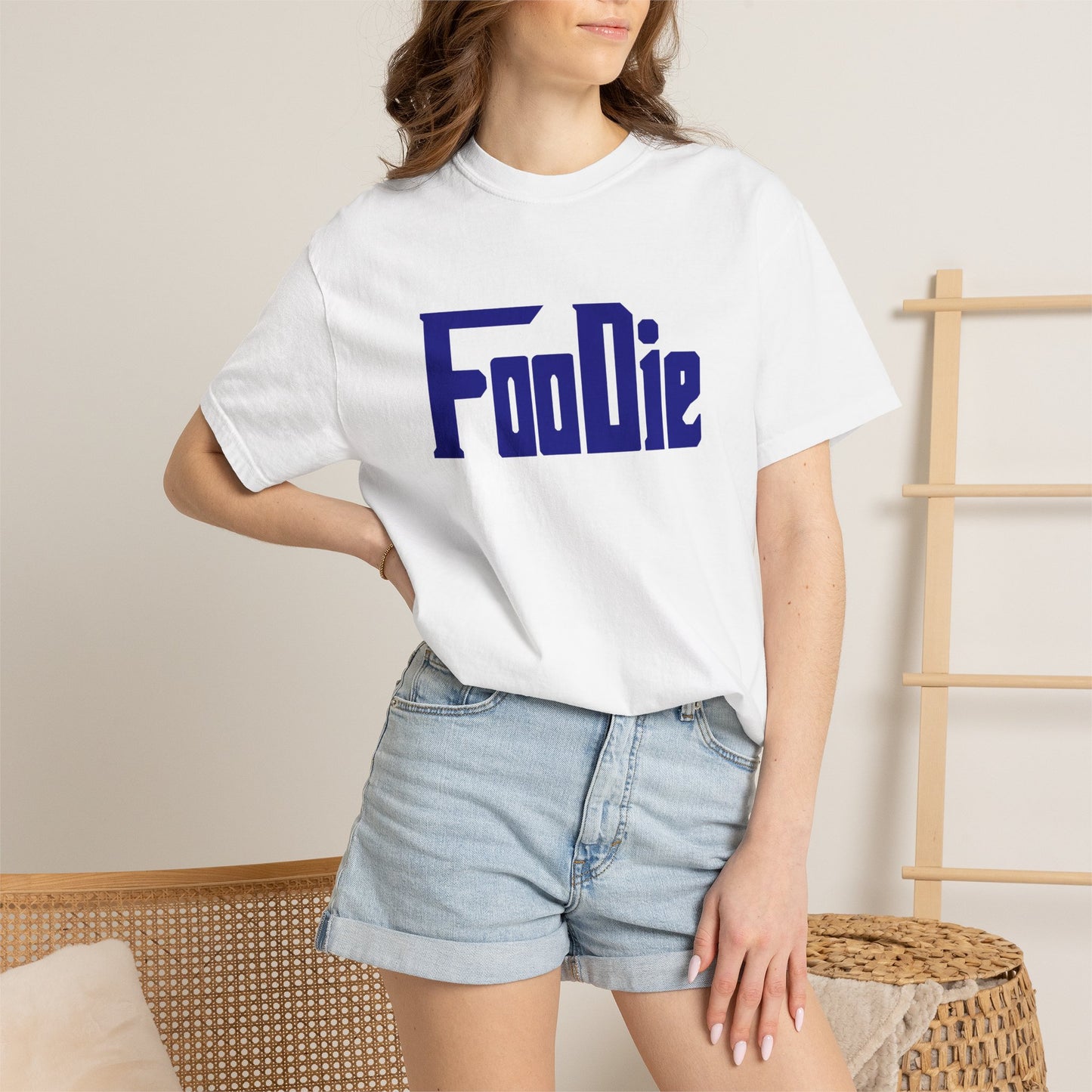 L.O.E.F Foodie Unisex Tee Shirt (Dark Blue)