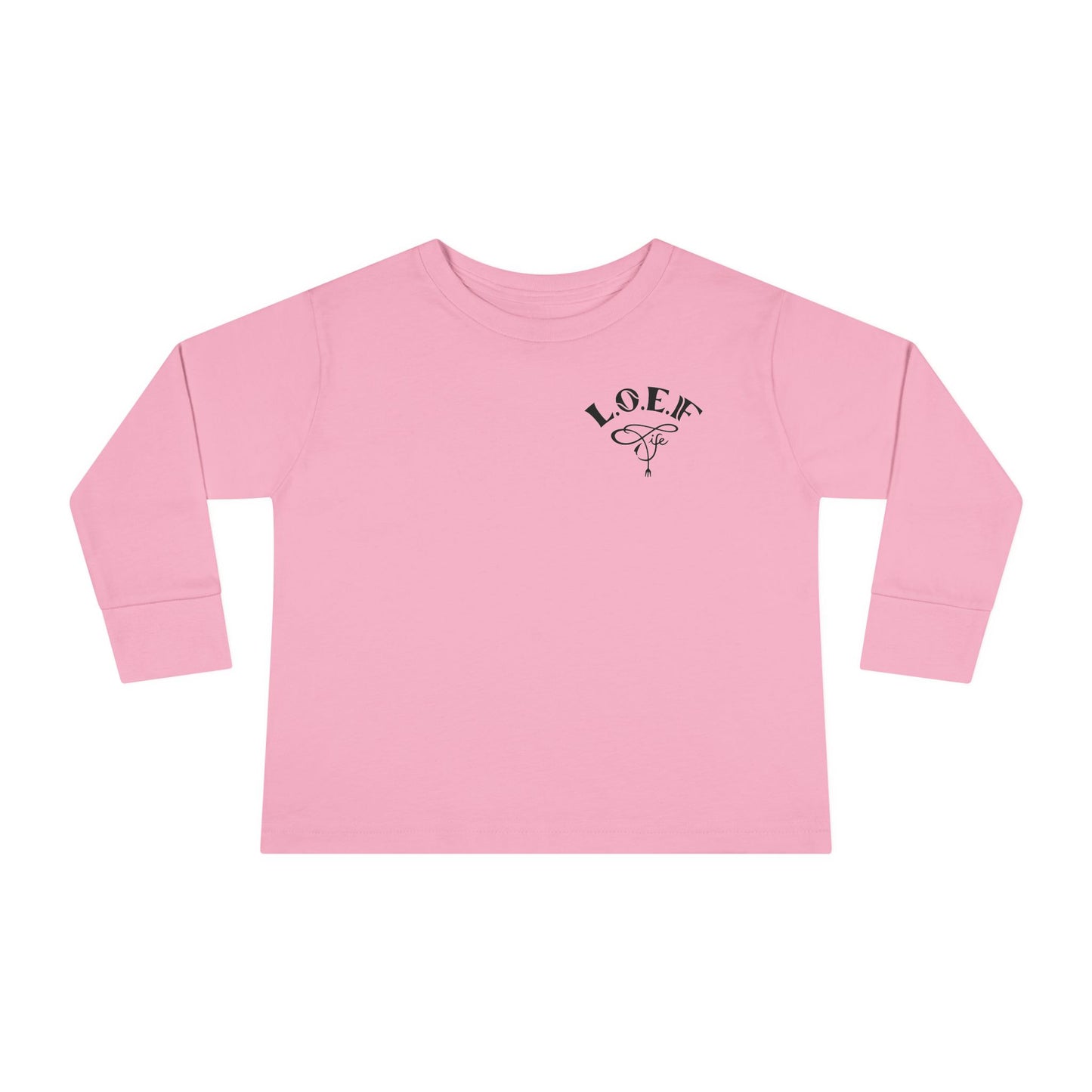 L.O.E.F Foodie 4Life Baby Long Sleeve Tee  (Violet)