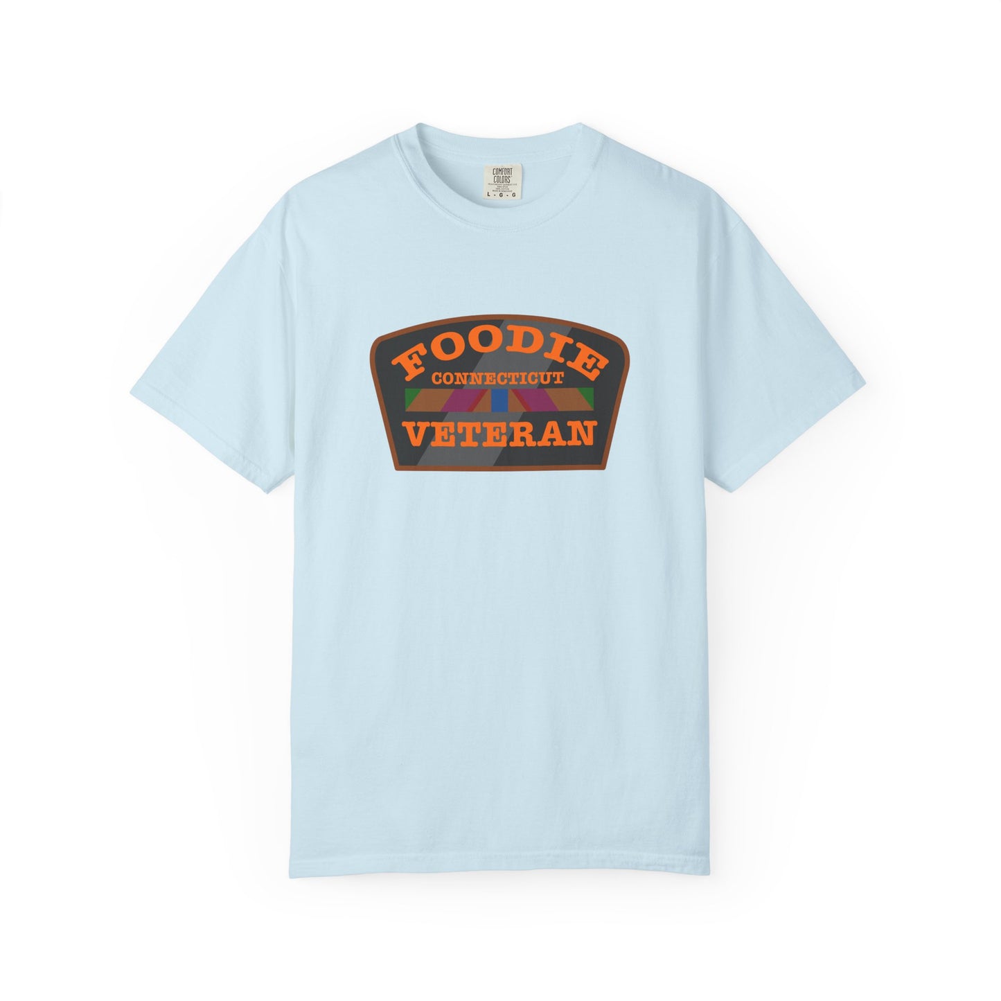 L.O.E.F Foodie Veteran CONNECTICUT Unisex Tee Shirt (Orange)