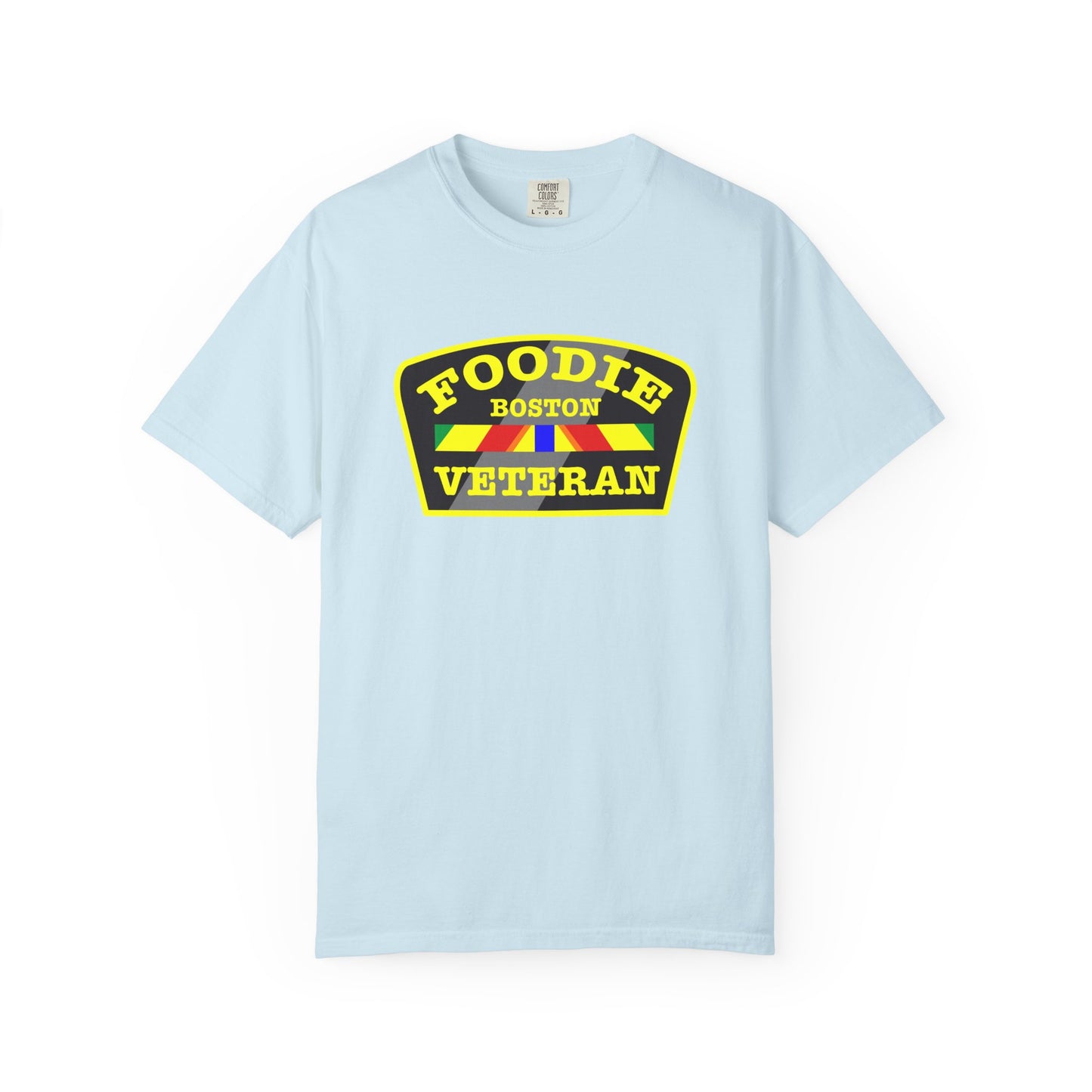 L.O.E.F Foodie Veteran BOSTON Unisex Tee Shirt (Yellow)