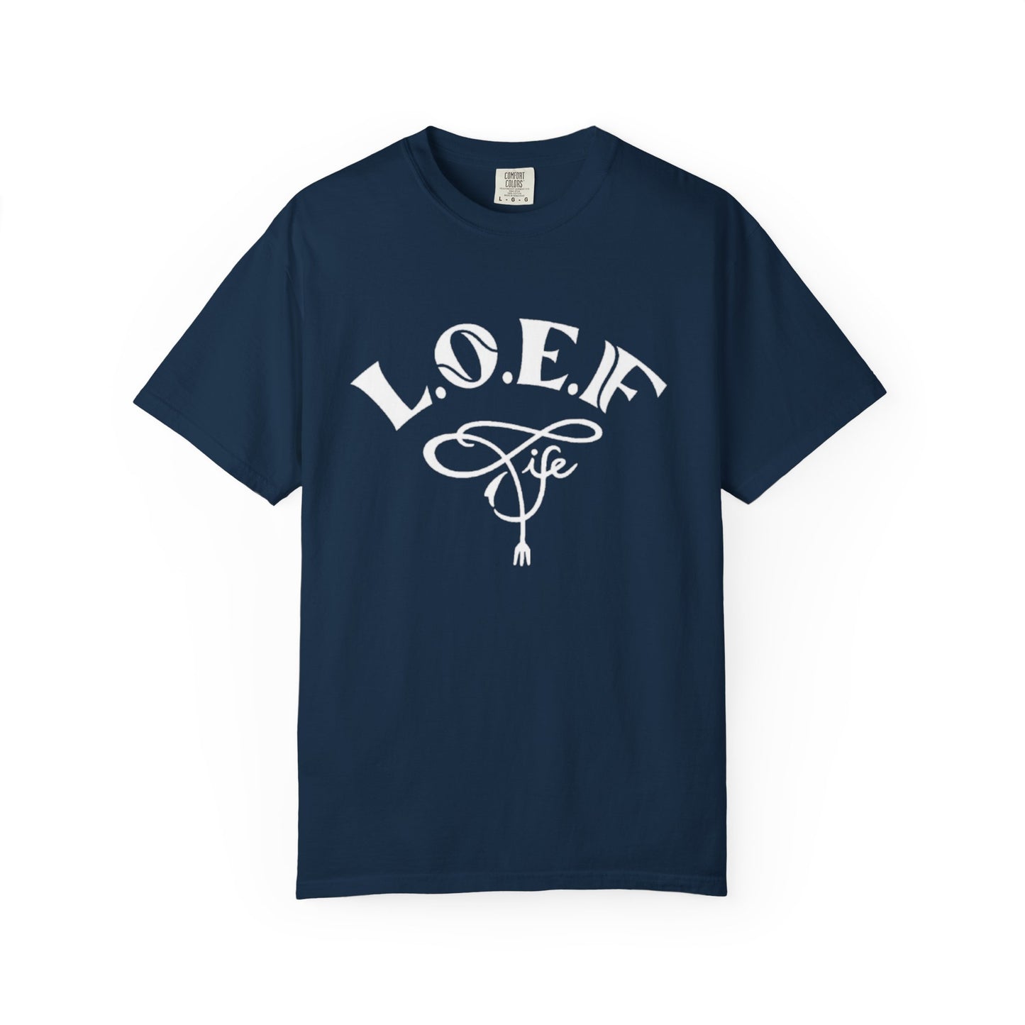 L.O.E.F Life Unisex Tee Shirt (White)