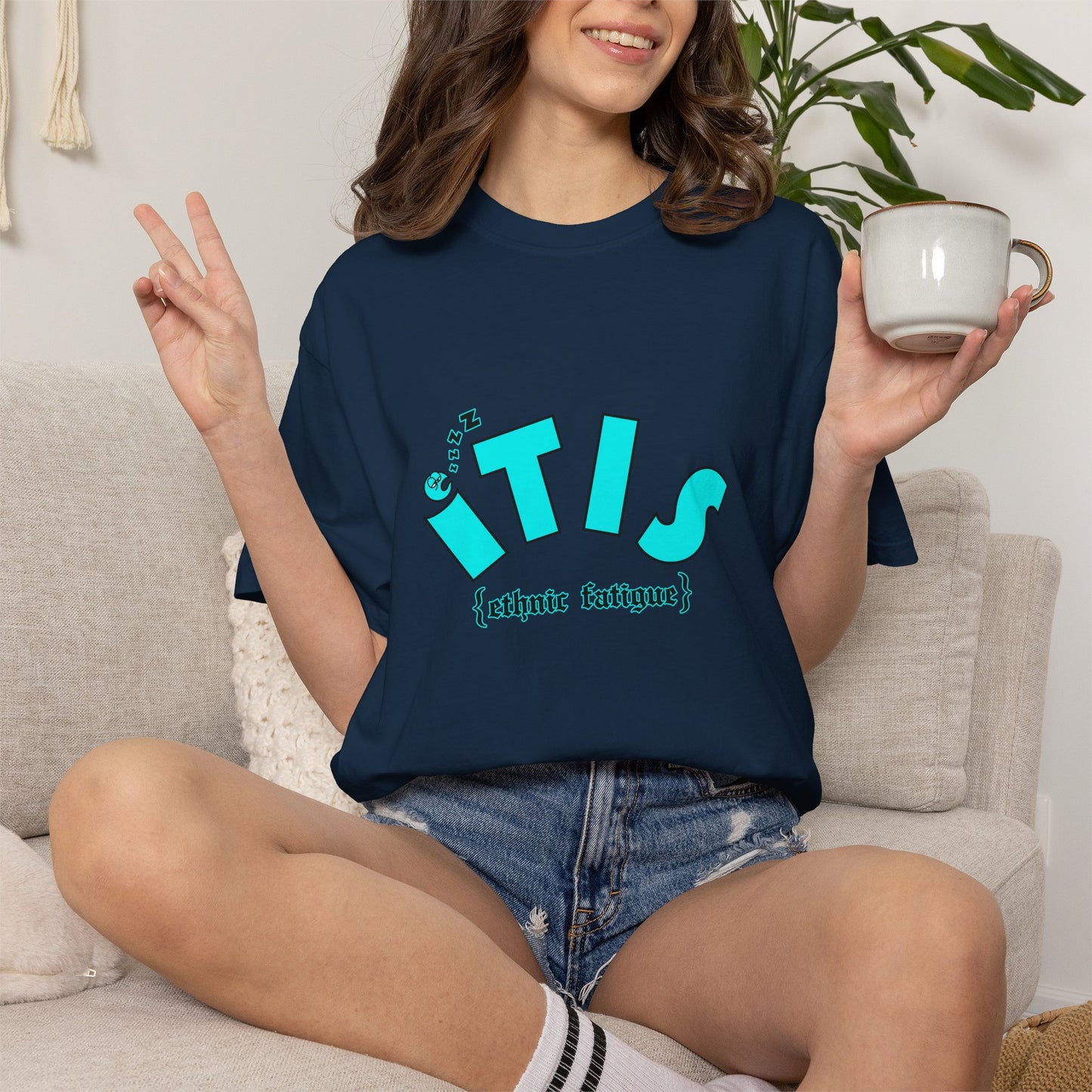 L.O.E.F ITIS Unisex Tee shirt (Blue)