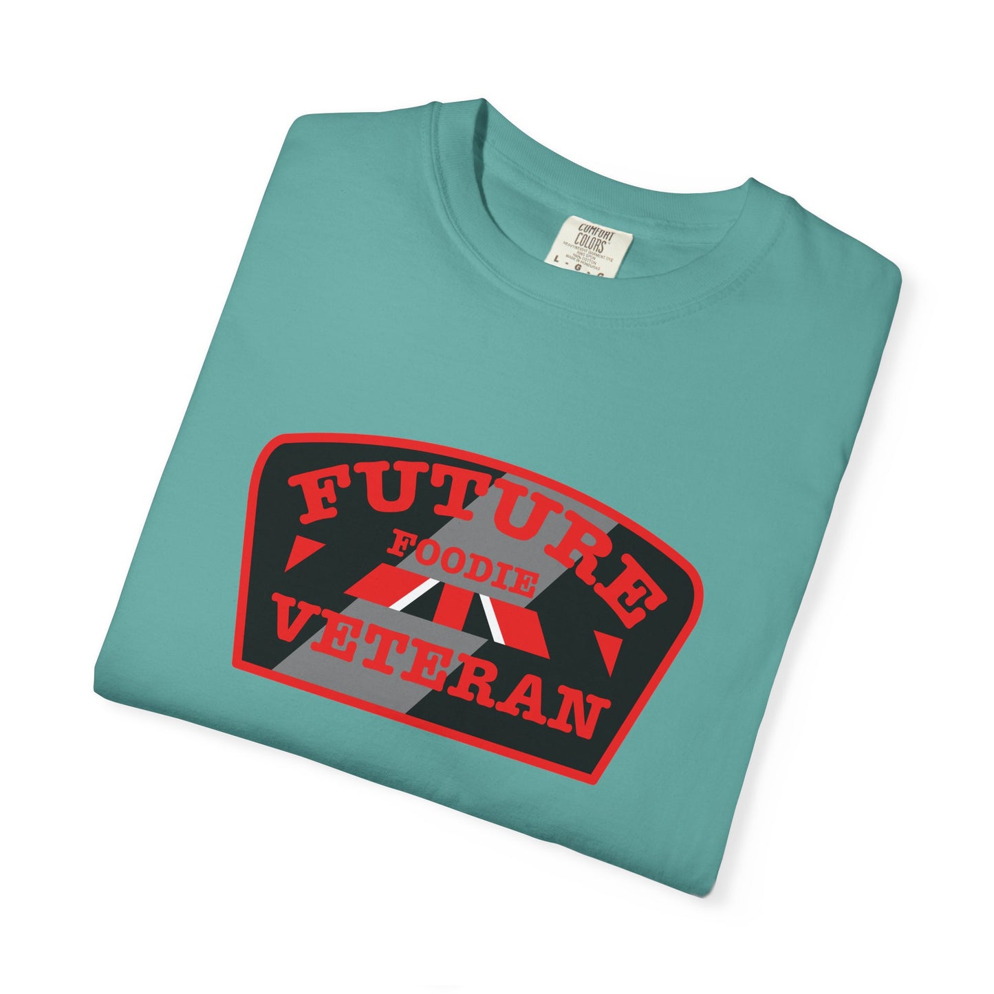 L.O.E.F Future Foodie Veteran Unisex Tee Shirt (Red)